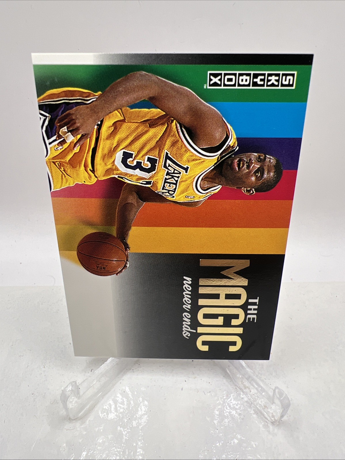 1992-93 SkyBox -The Magic Never Ends Magic Johnson Gold