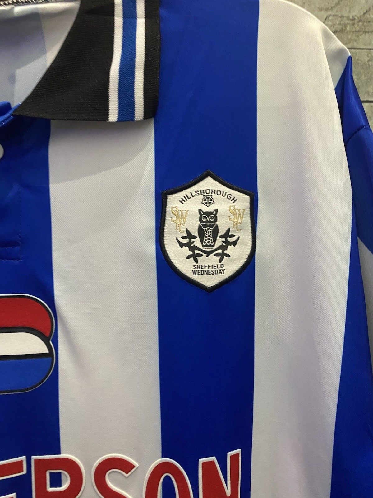 Sheffield Wednesday 97/98 Home Shirt Size Adults Large #11 Di Canio
