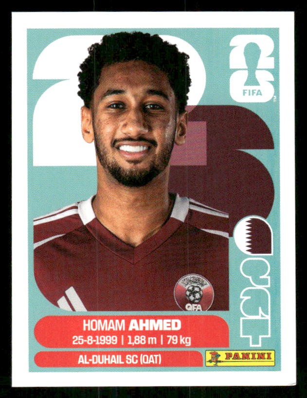 2026 Panini FIFA World Cup Stickers #QAT5 Homam Ahmed