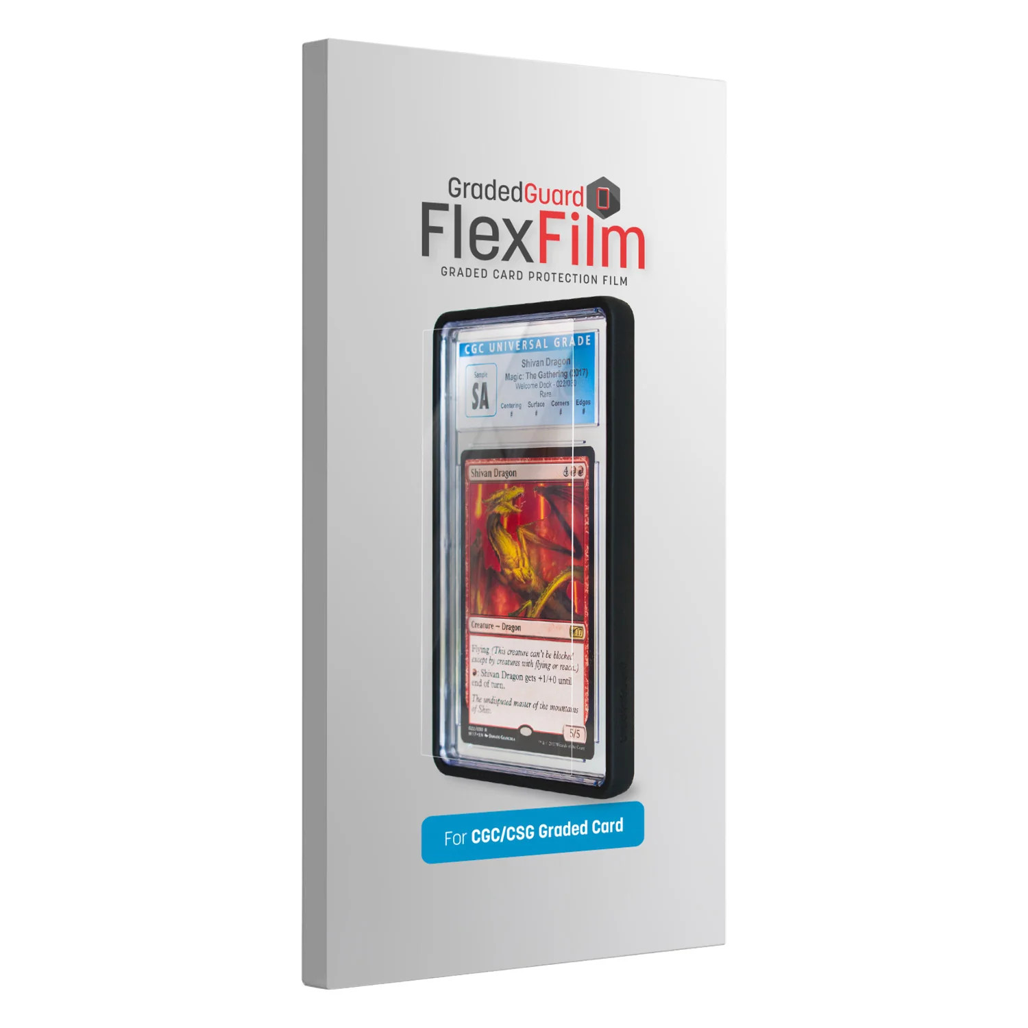 FlexFilm Graded Card Scratch/UV Protection Film (CGC) Fits Like Screen Protector