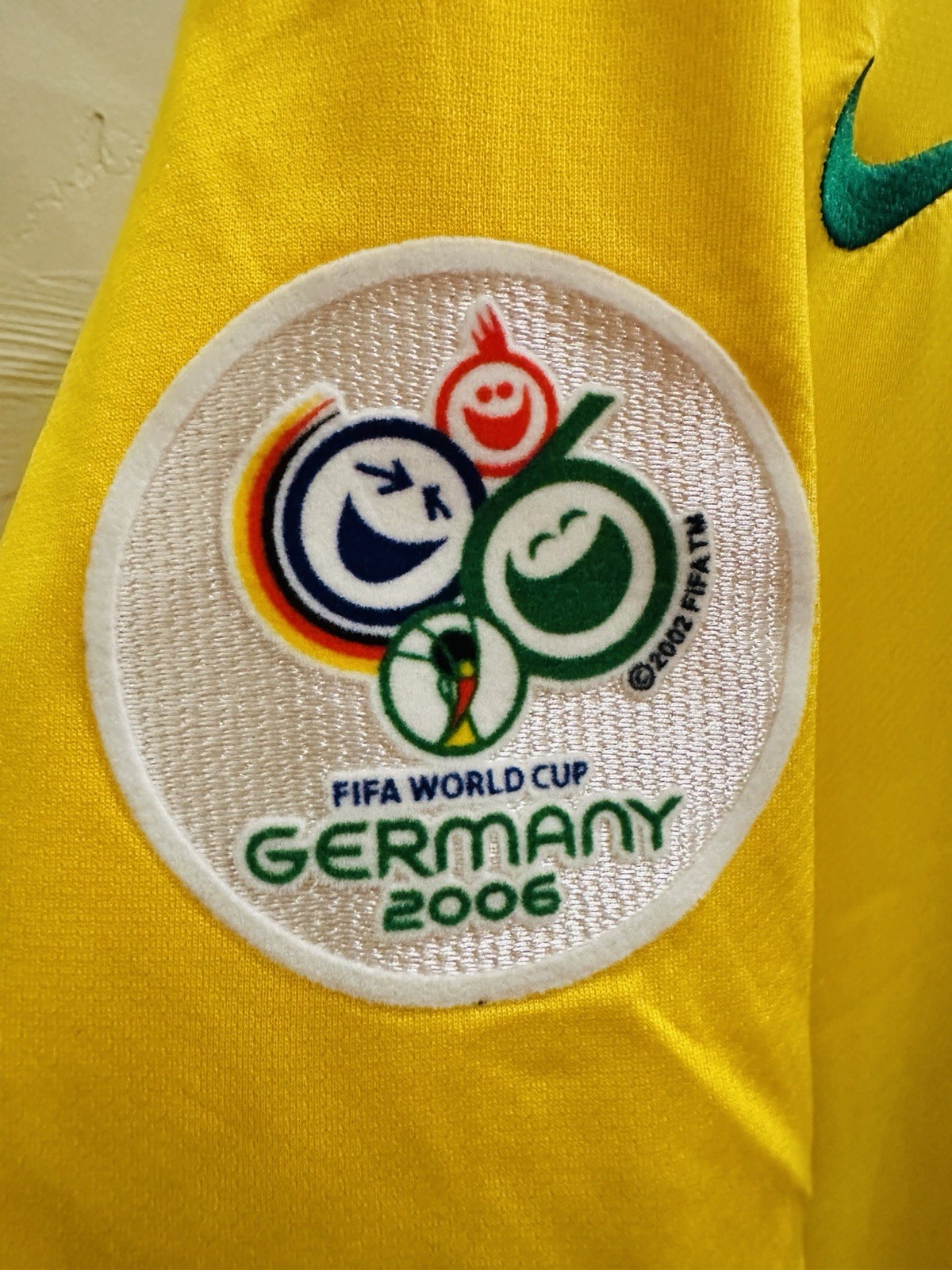 Ronaldo Nazario O Fenômeno Brazil World Cup Germany 2006 Soccer Home Jersey