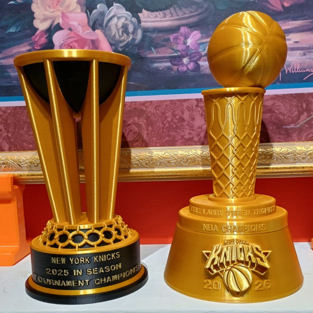 KNICK-2025 IN-SEASON Emirates NBA tournament championship trophy