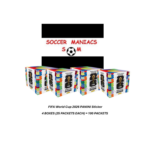 2026 Panini FIFA World Cup Soccer MEX/USA/CAN 100PKTS 4X 25PKTS BOX PRESALE