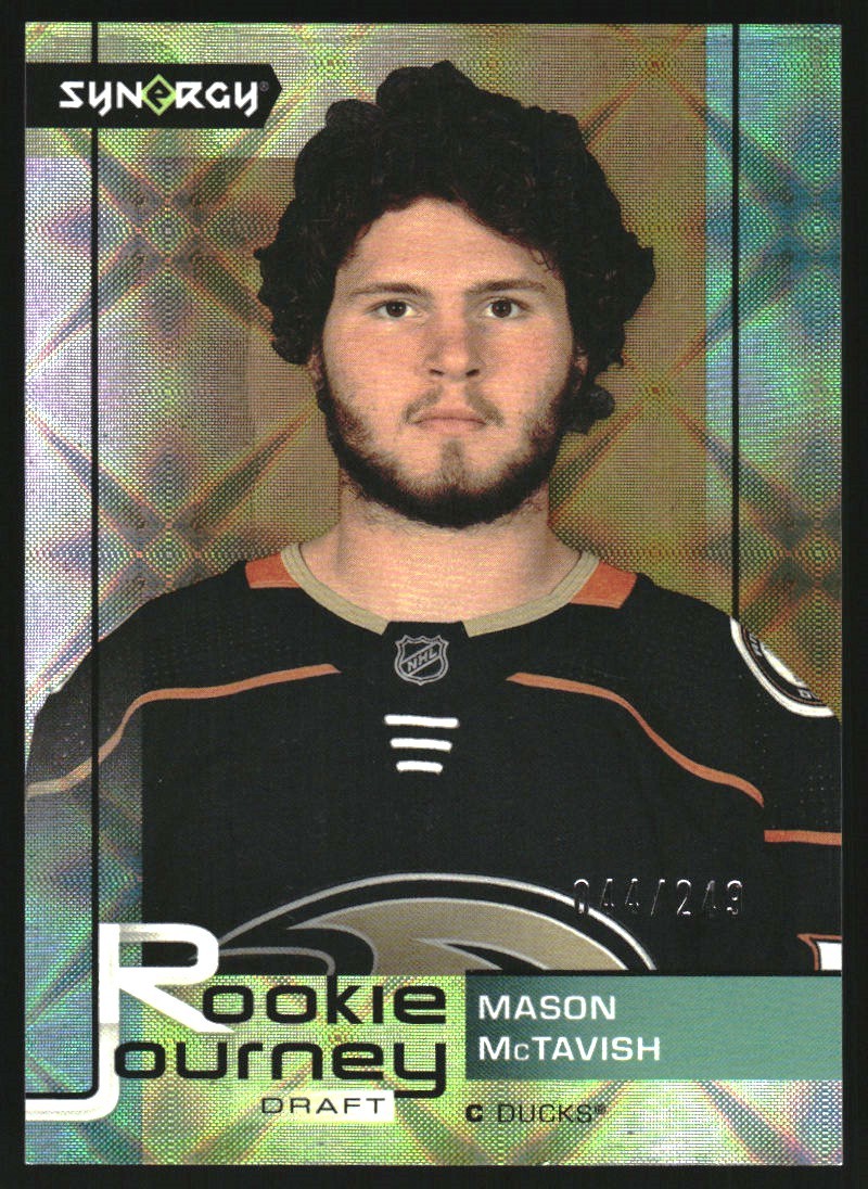 2021-22 Synergy Rookie Journey Draft Gold #RJ4 Mason McTavish /249