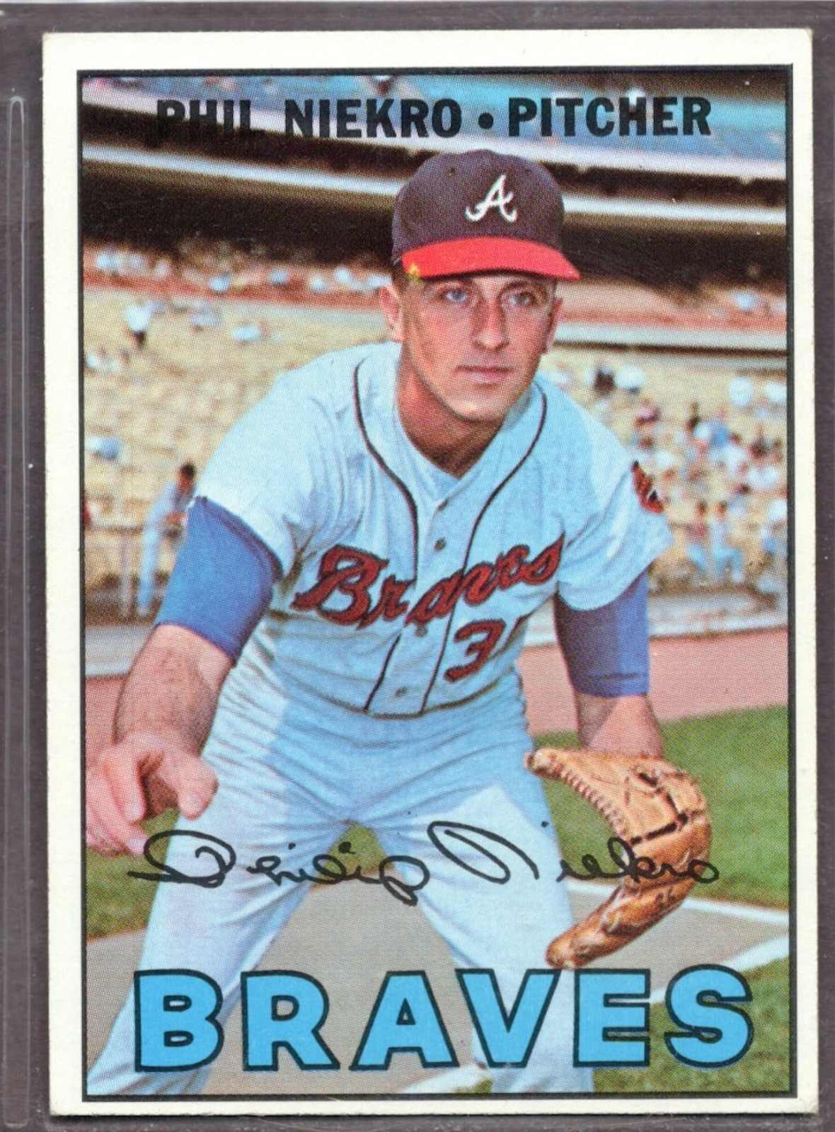 1967 Topps Set-Break #456 Phil Niekro EX-EXMINT *JAYSACE*