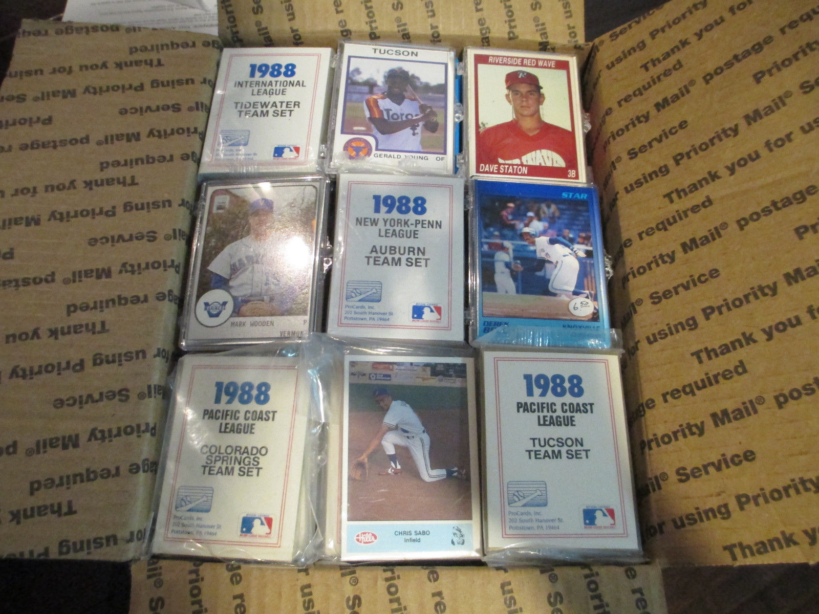Approx 100 Minor League Team Sets 1986-90 With lots of Major League XRCs
