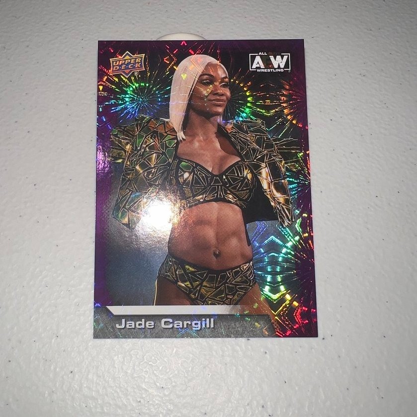 2022 AEW Jade Cargill Purple Pyro /199 007/199