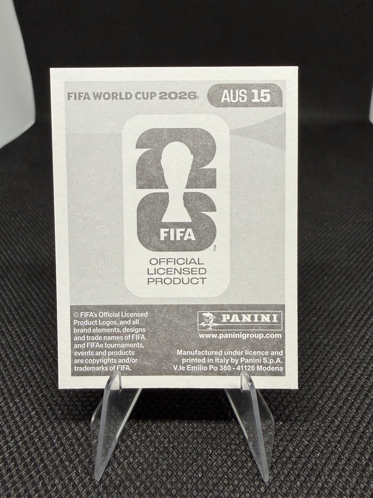 2026 Panini FIFA World Cup Sticker Connor Metcalfe #AUS 15 – Australia