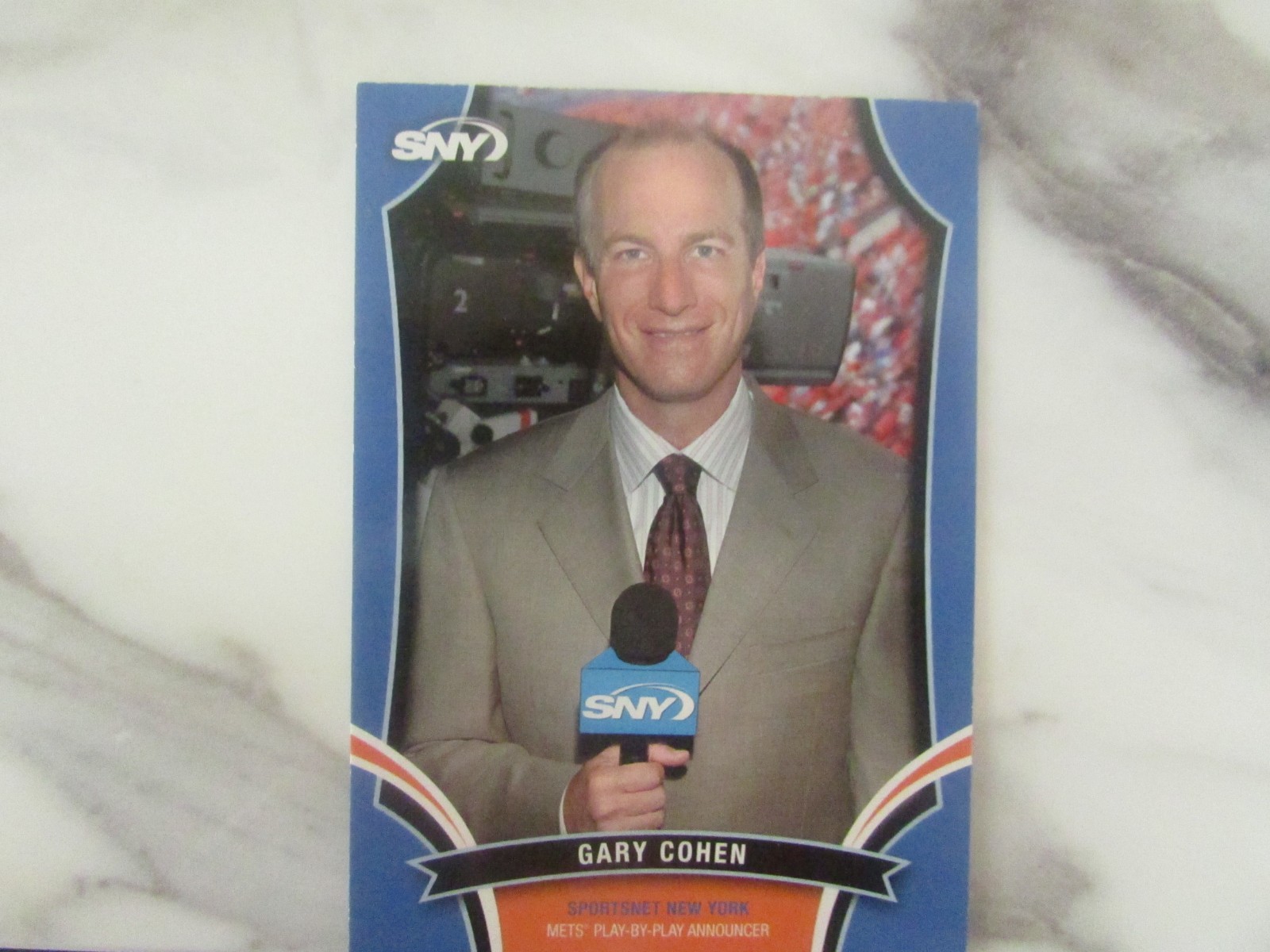 Gary Cohen 2007 Upper Deck SNY New York Mets Broadcasters Limited Prints EX