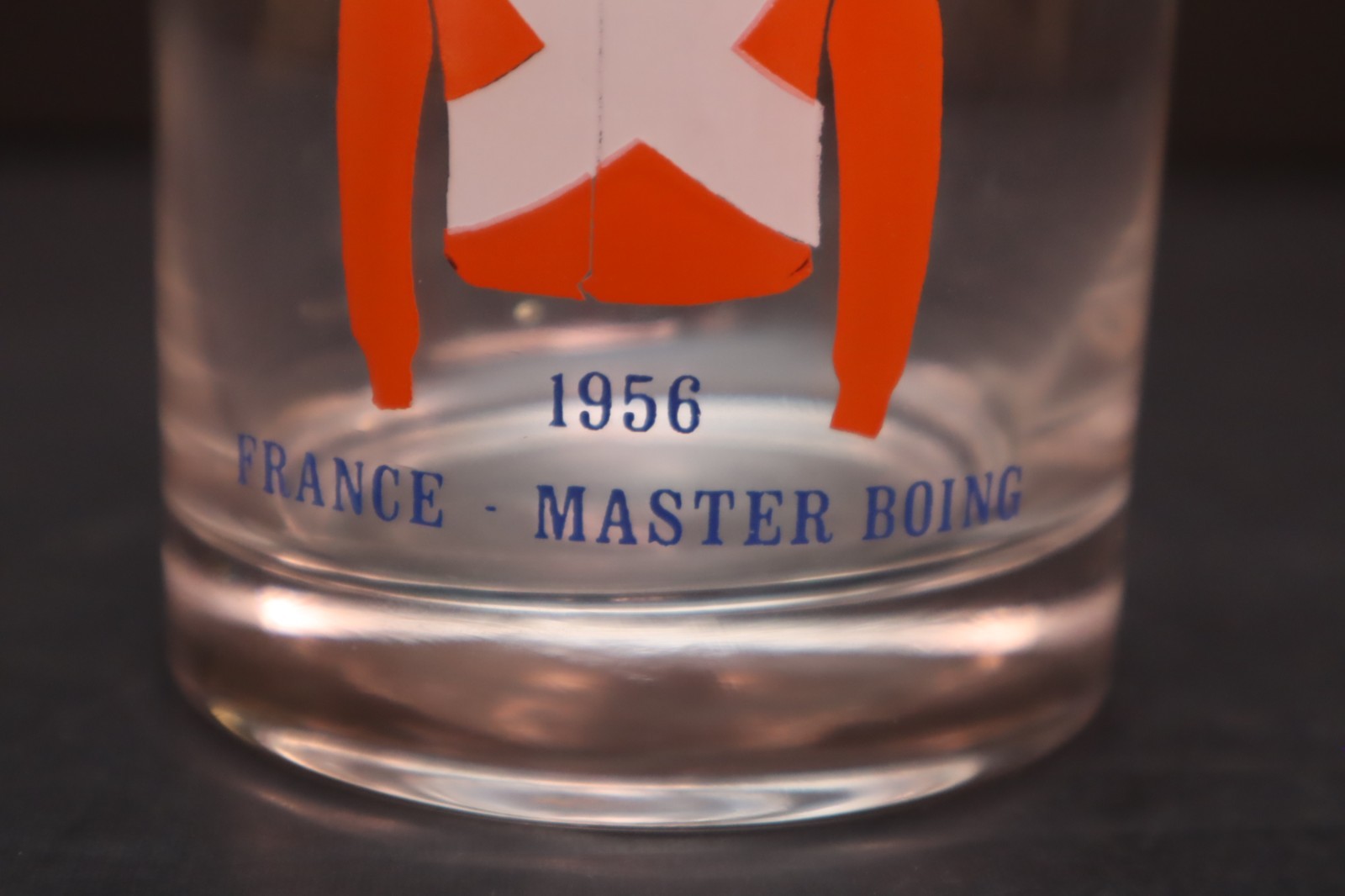 Washington D.C. International Horse Racing Glass Jockey Tumblers Glass 1956 1957