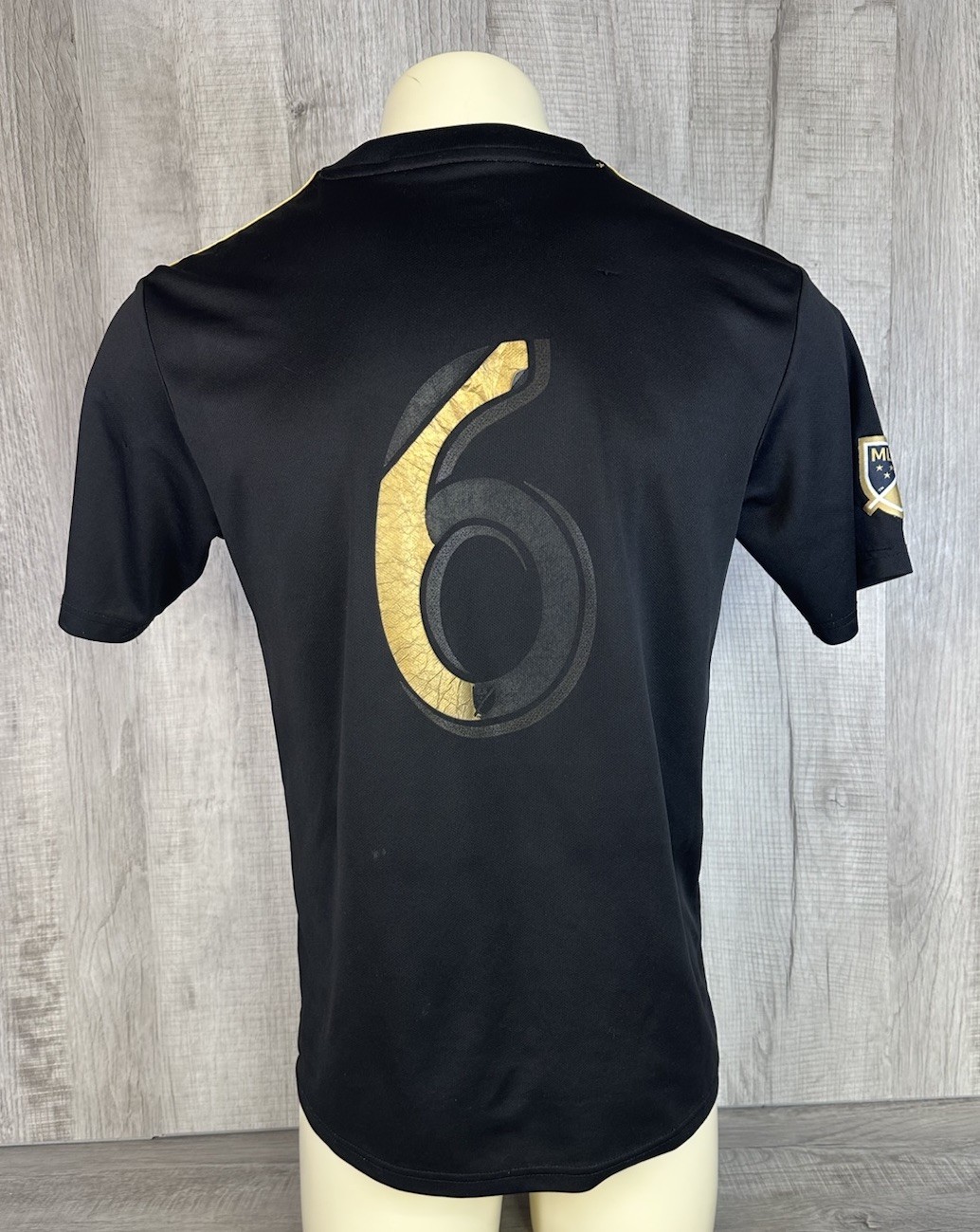 Adidas Climalite LAFC Los Angeles FC Jersey Soccer MLS #6 Adult XL (Worn Logo)