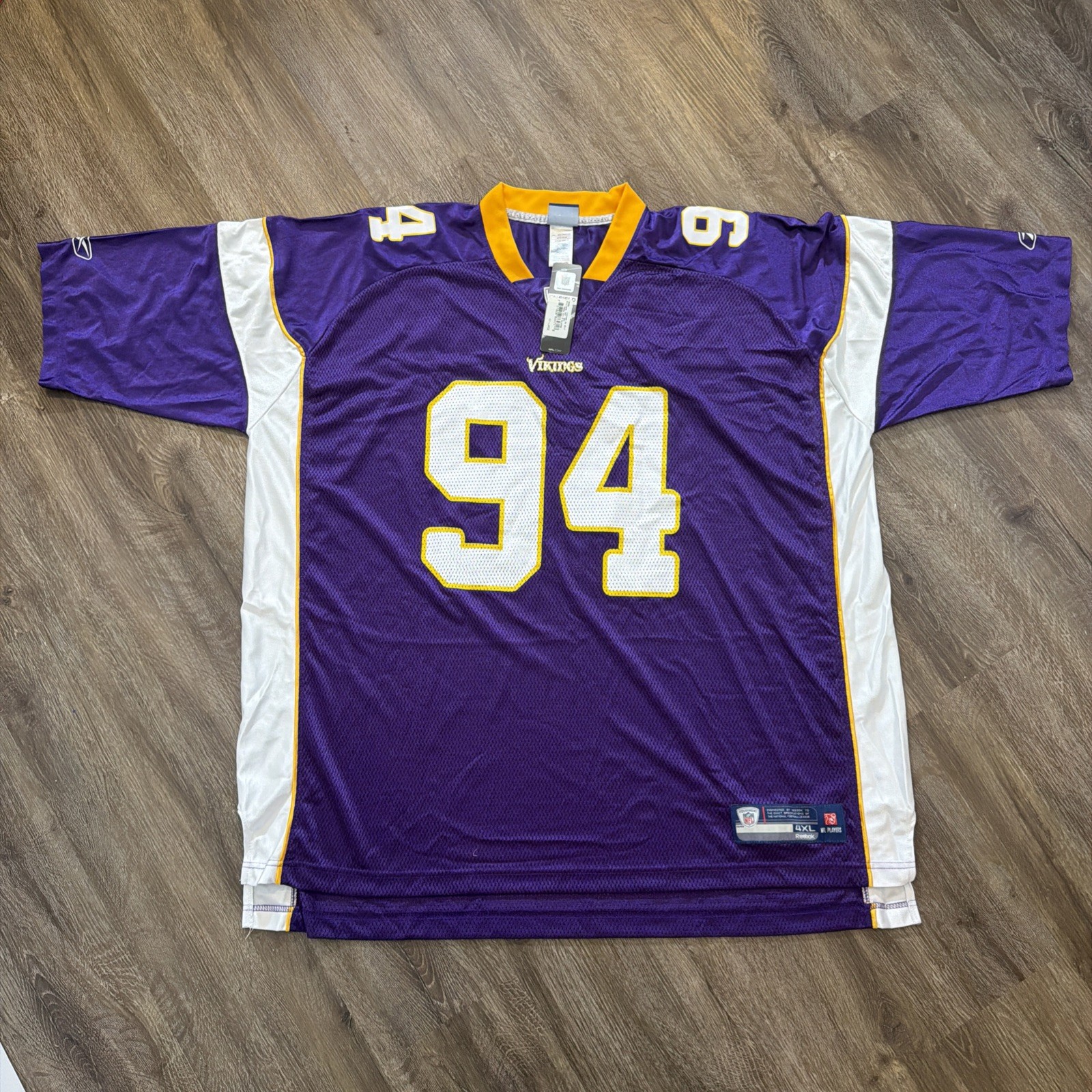 Minnesota Vikings Jersey 4XL Men’s Williams Deadstock New With Tags Reebok