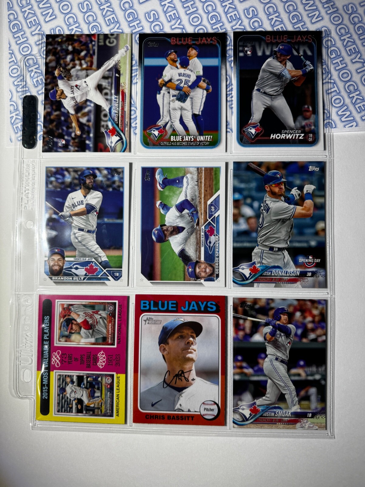 🔥 Topps Baseball – Toronto Blue Jays – 9 card lot / Look at my store 4 more!