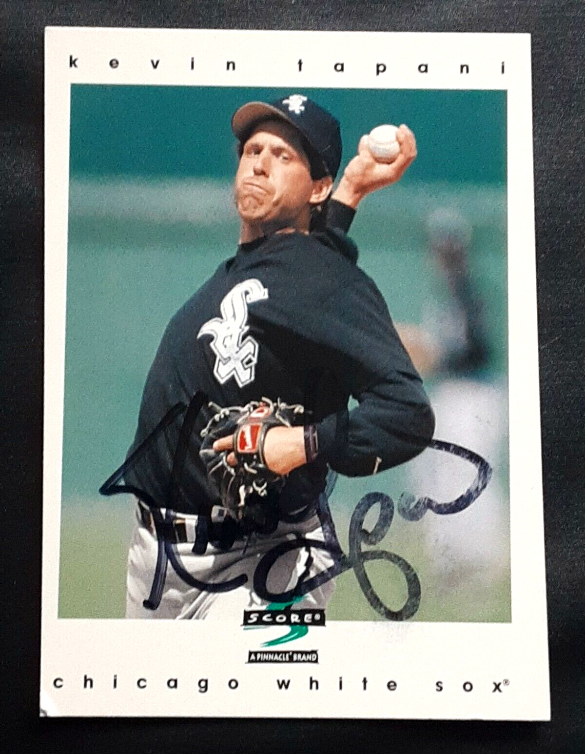 KEVIN TAPANI CHICAGO WHITE SOX PITCHER SIGNED AUTOGRAPHED BASEBALL CARD