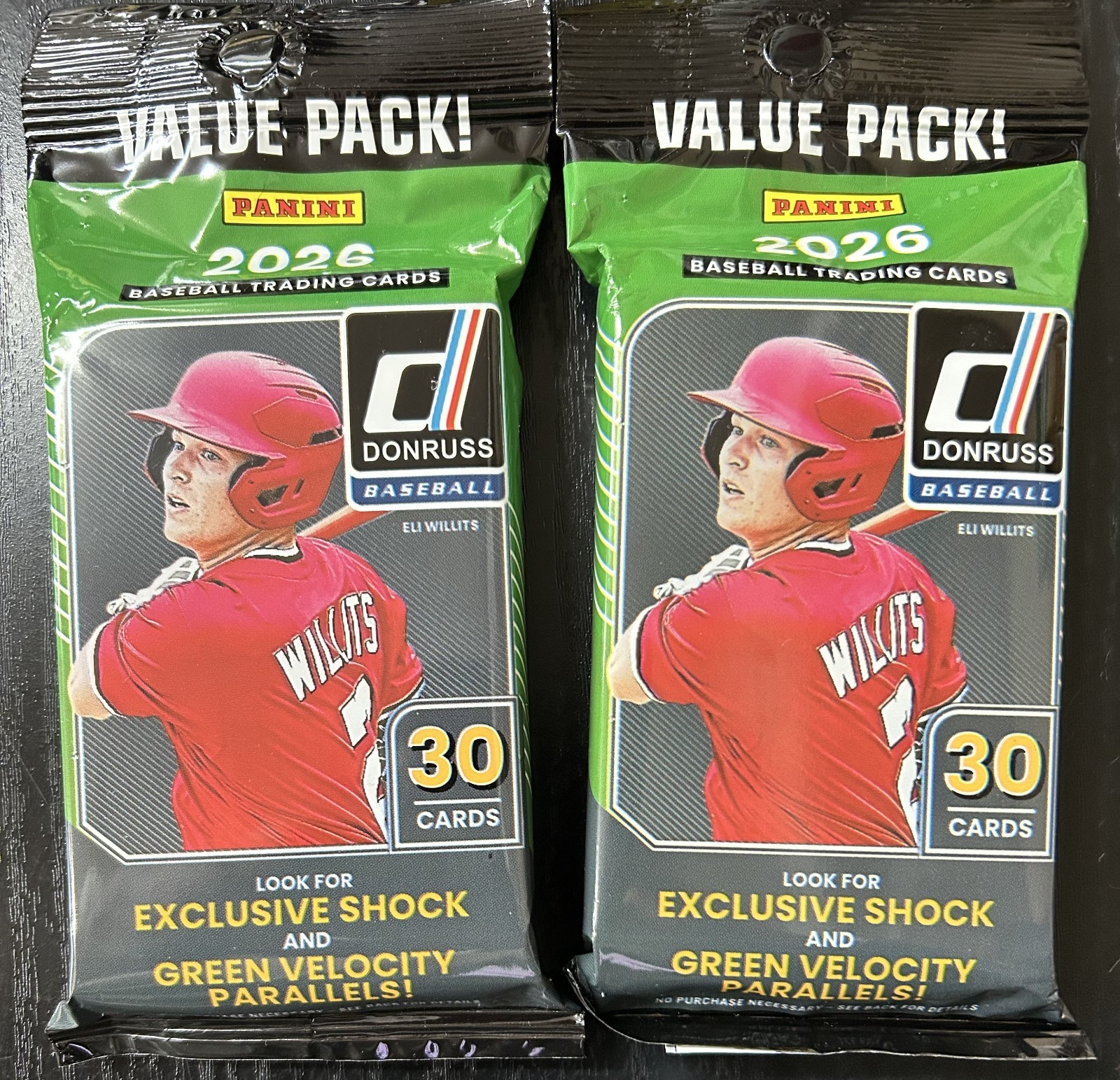 2026 Panini Donruss Baseball Value Pack Lot of 2 Factory Sealed 🚚✅