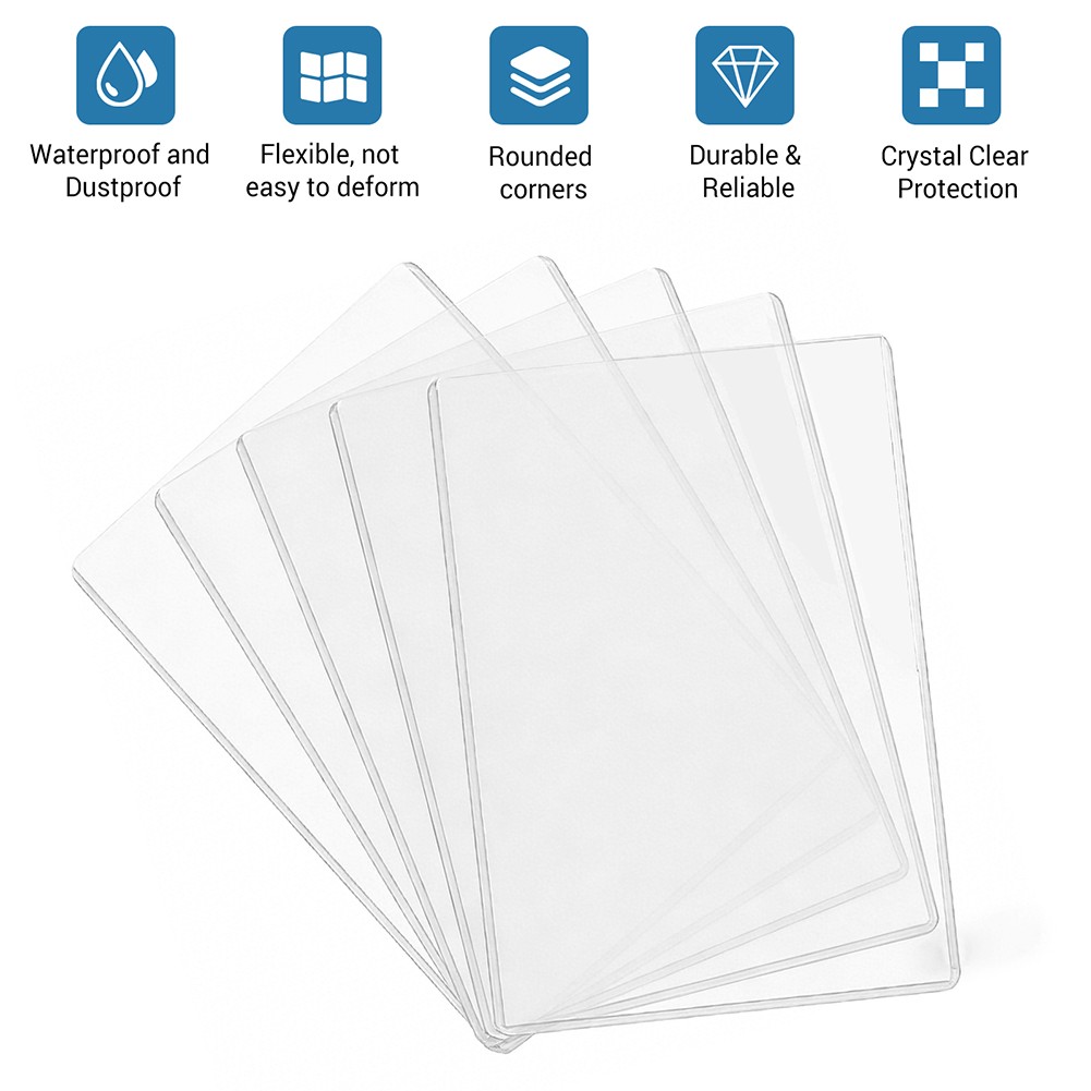 Rigid Print Protectors Hard PVC Document & Photo Sleeves 4×6”/ 5×7”/ 6×9”