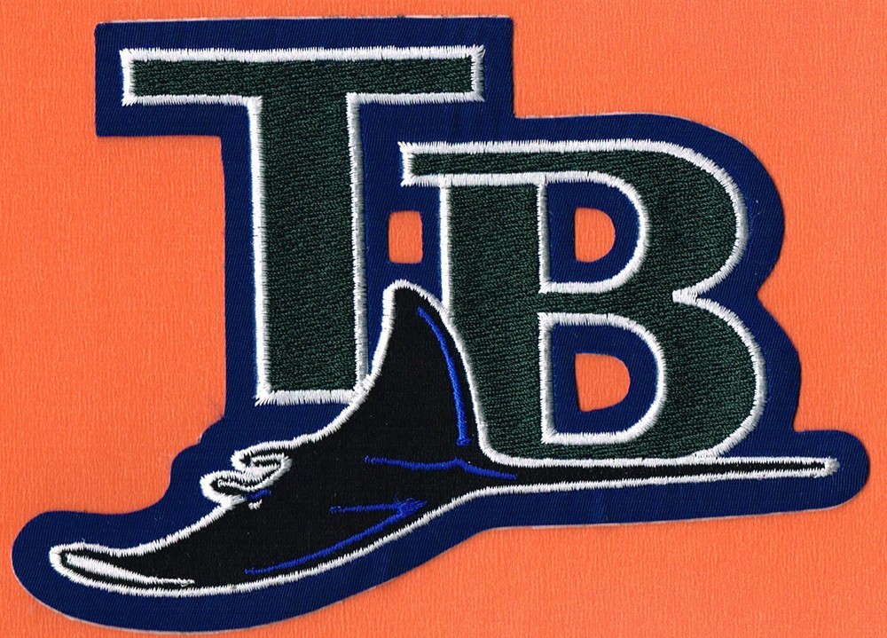 TAMPA BAY DEVILS RAYS MLB EMBROIDERED PATCH (5 3/4 inches wide)