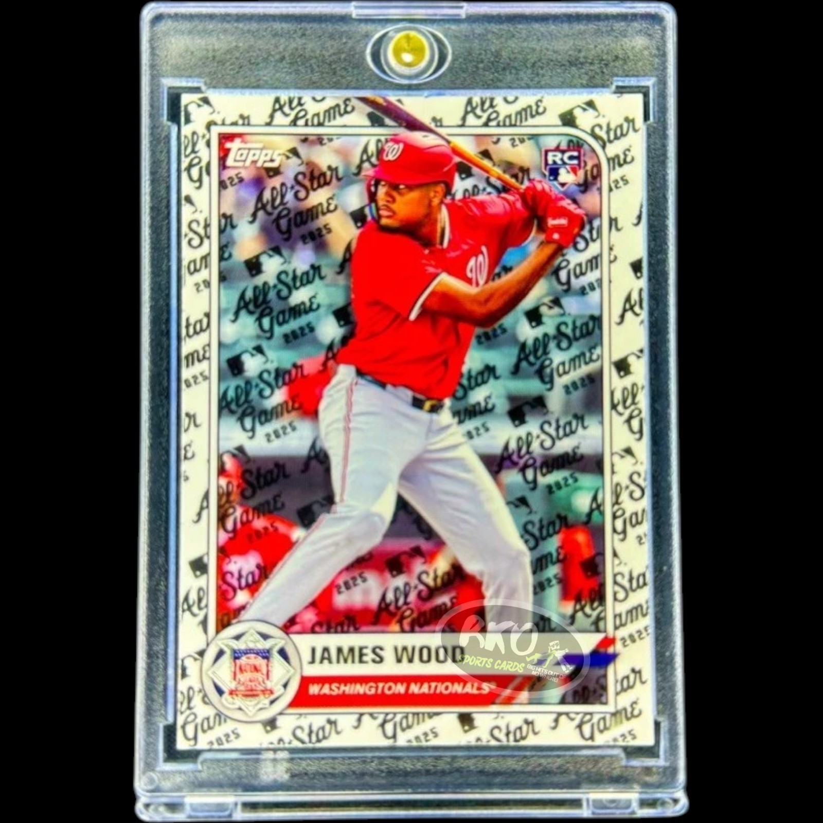 James Wood RARE RC ROOKIE LOGOFRACTOR INVESTMENT CARD SP NATIONALS ROY MINT
