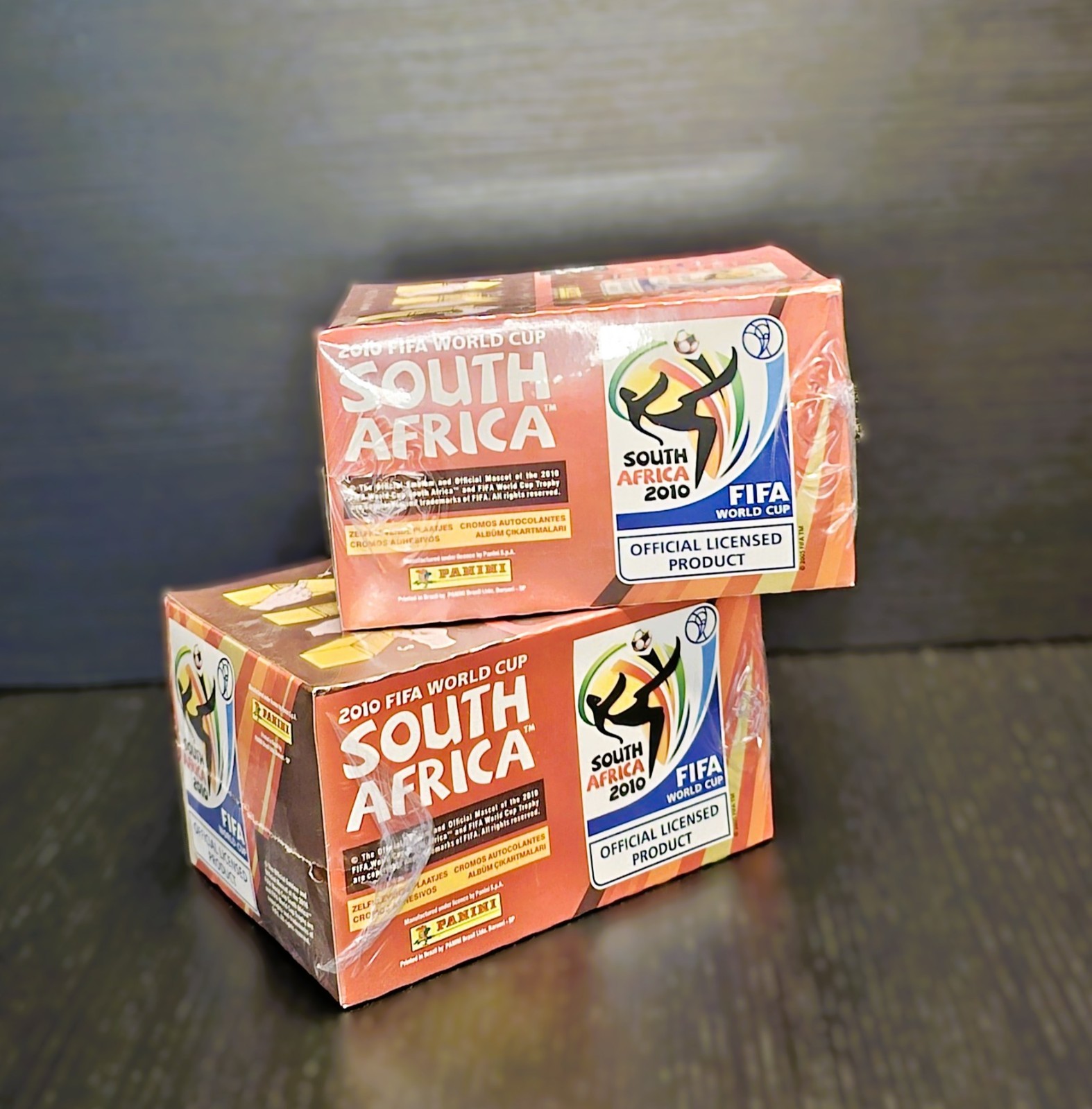 Lot 2 Boxes PANINI FIFA World Cup South Africa 2010 Stickers 200 packs Ronaldo