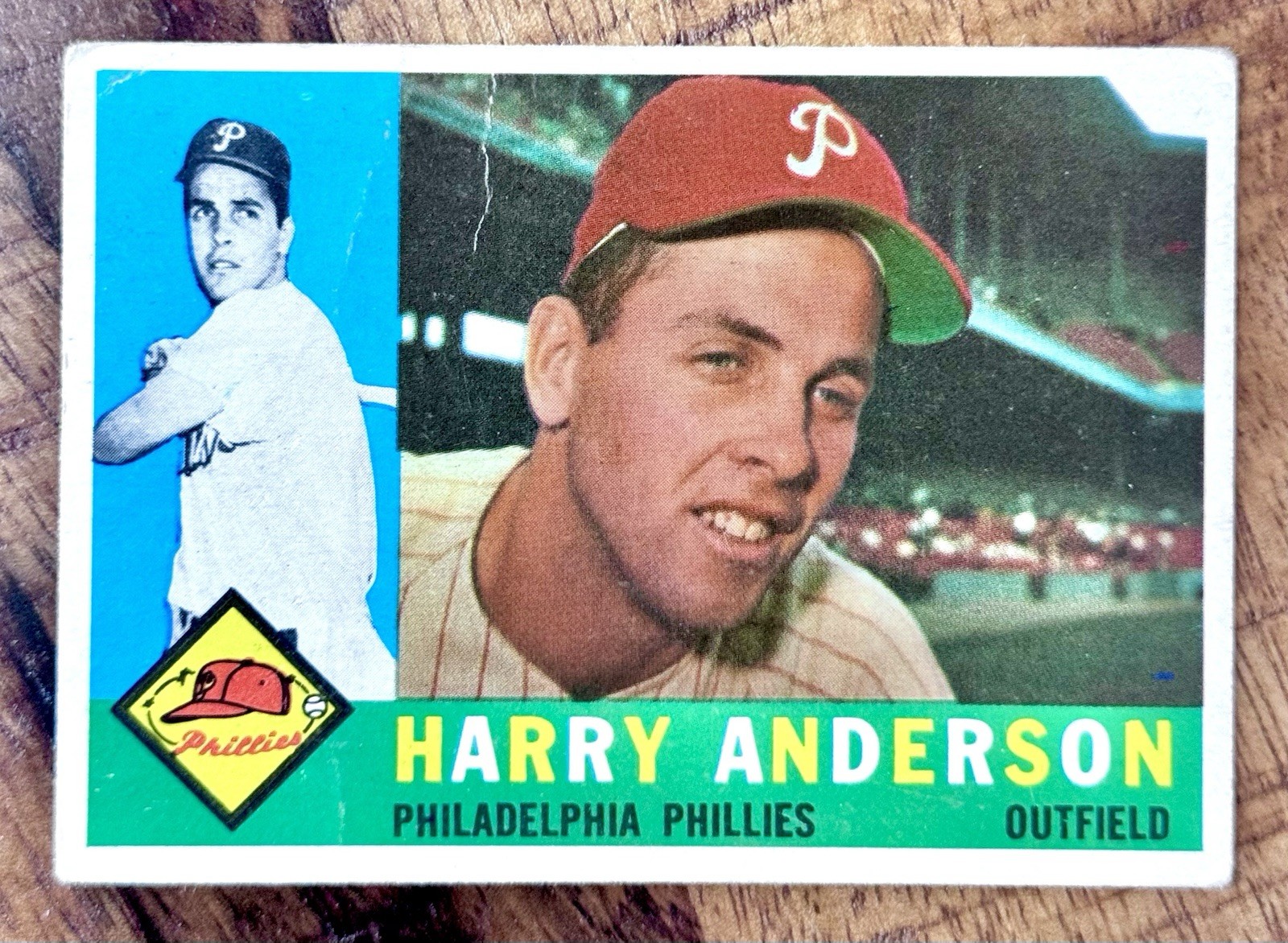 1960 Topps #285 Harry Anderson Philadelphia Phillies
