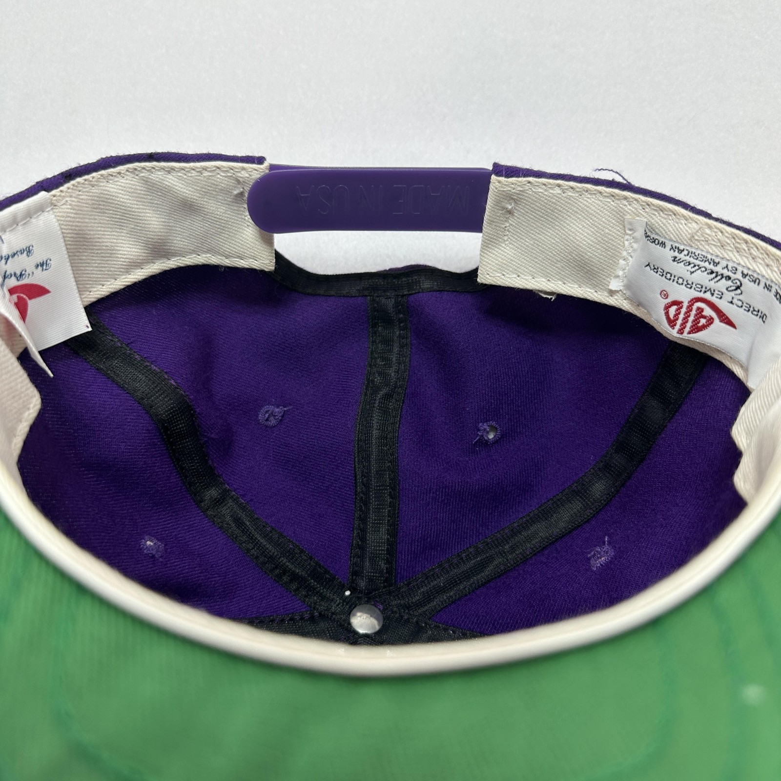 Vintage Minnesota Vikings Hat Cap Snap Back Mens Large Purple NFL Football AJD