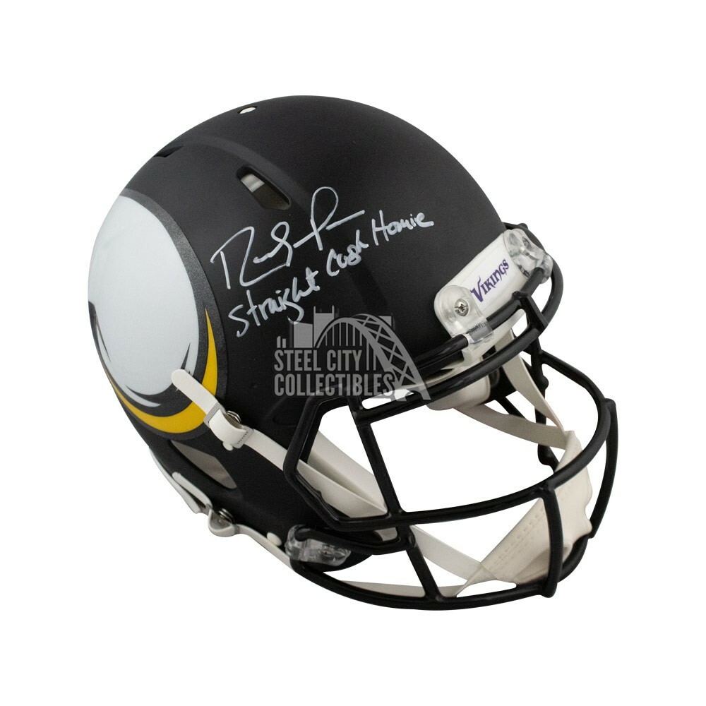 Randy Moss Straight Cash Homie Autographed Vikings AMP Proline F/S Helmet – BAS