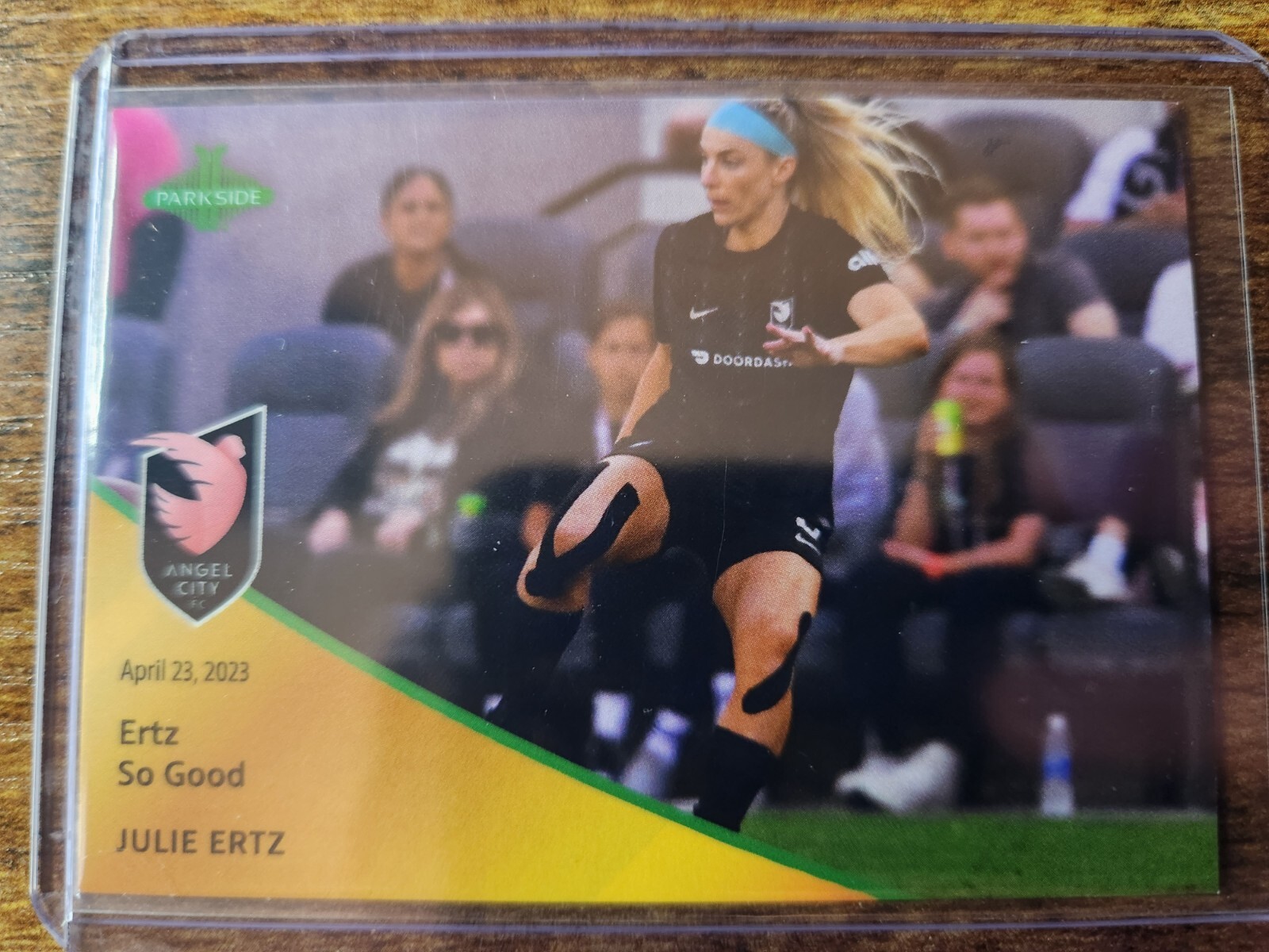 2023 Parkside Pronto NWSL Julie Ertz So Good Gold Parallel 1/1 #24 Angel City