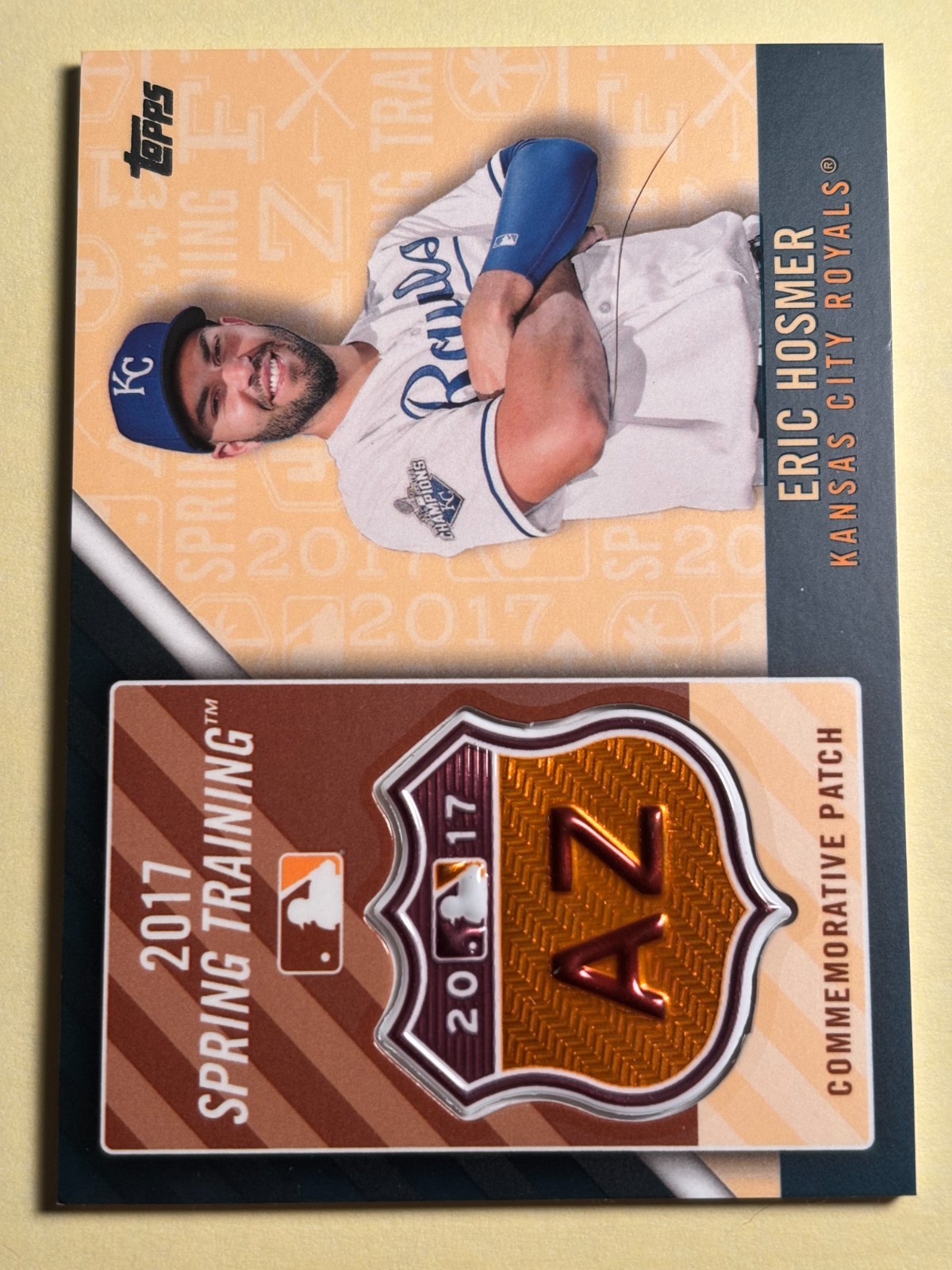 Eric Hosmer Jersey Relic and Team Logo Patch cards YOU PICK