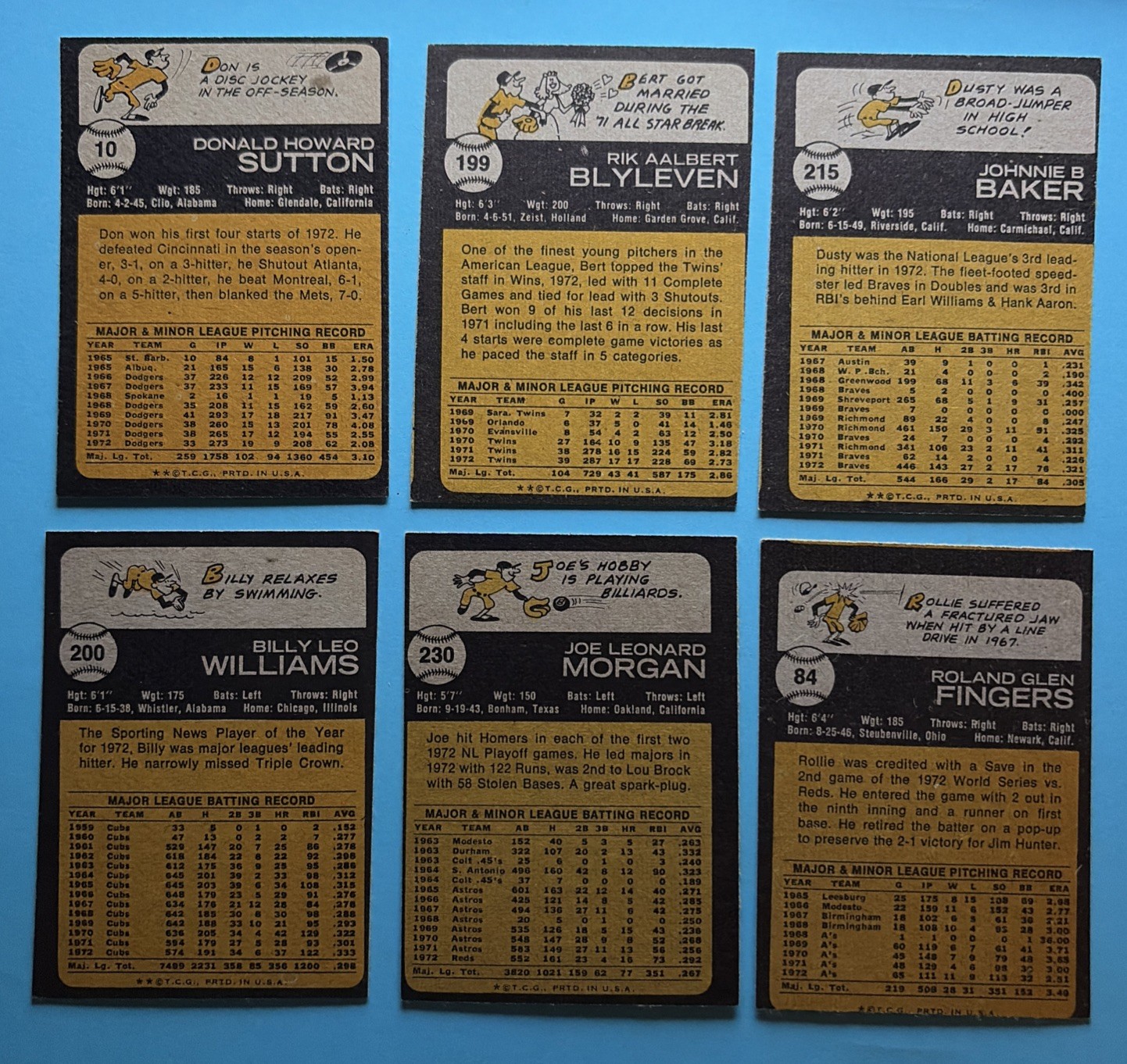 Lot of 54 – 1973 Topps Baseball Mixed Off Grade – Carlton Fisk