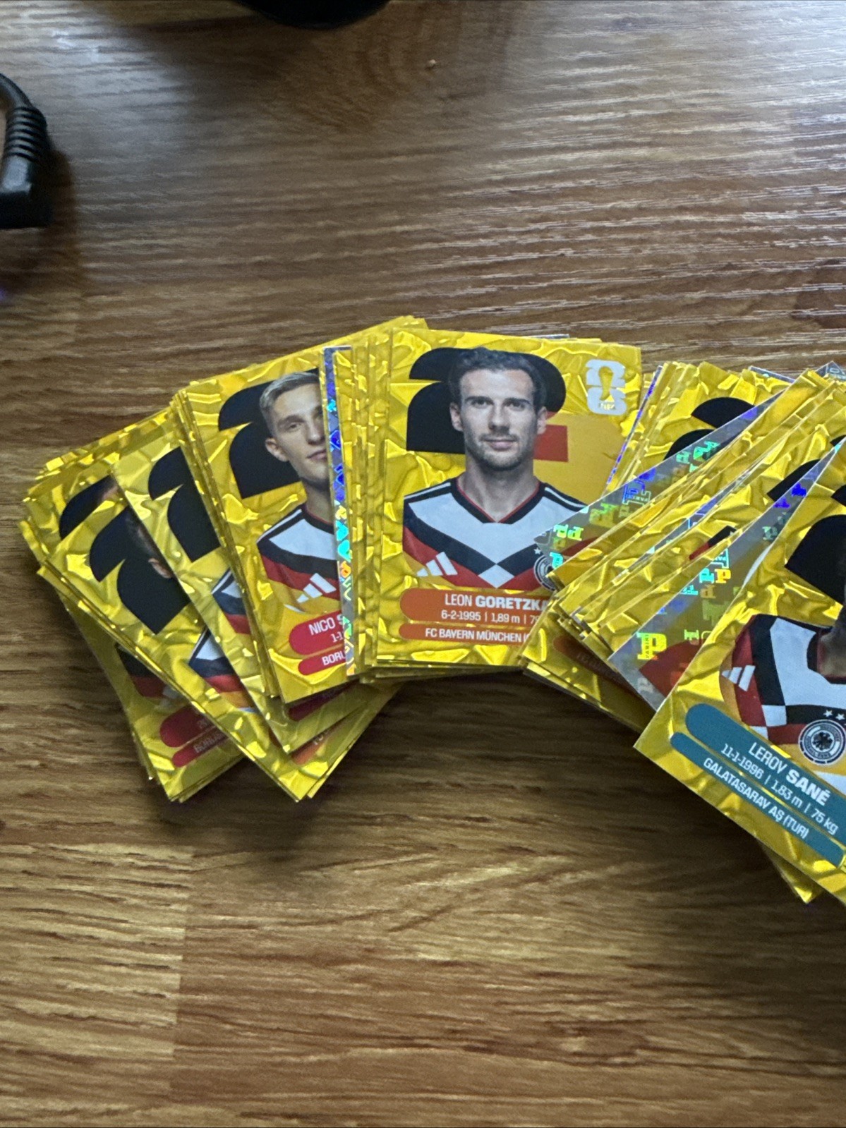 2026 PANINI WORLD CUP GOLD Crumple Stickers SINGLES – PICK GERMANY GER