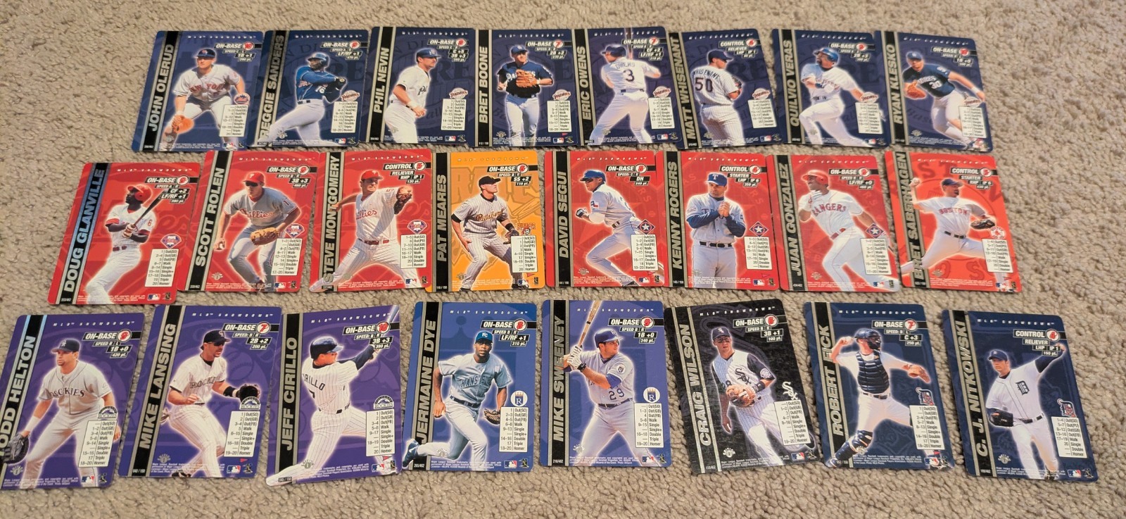 2000 MLB Showdown 1st Edition – YOU PICK – Complete Your Set