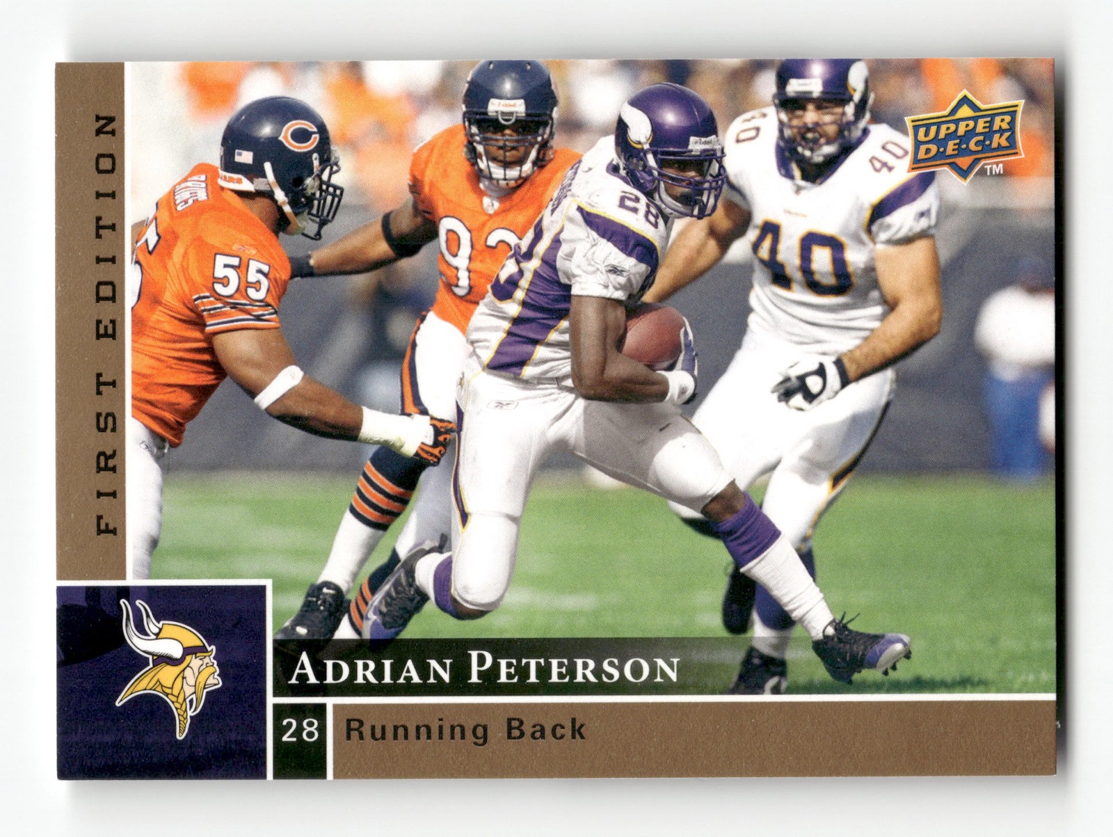 2009 Upper Deck First Edition Adrian Peterson #83 Minnesota Vikings