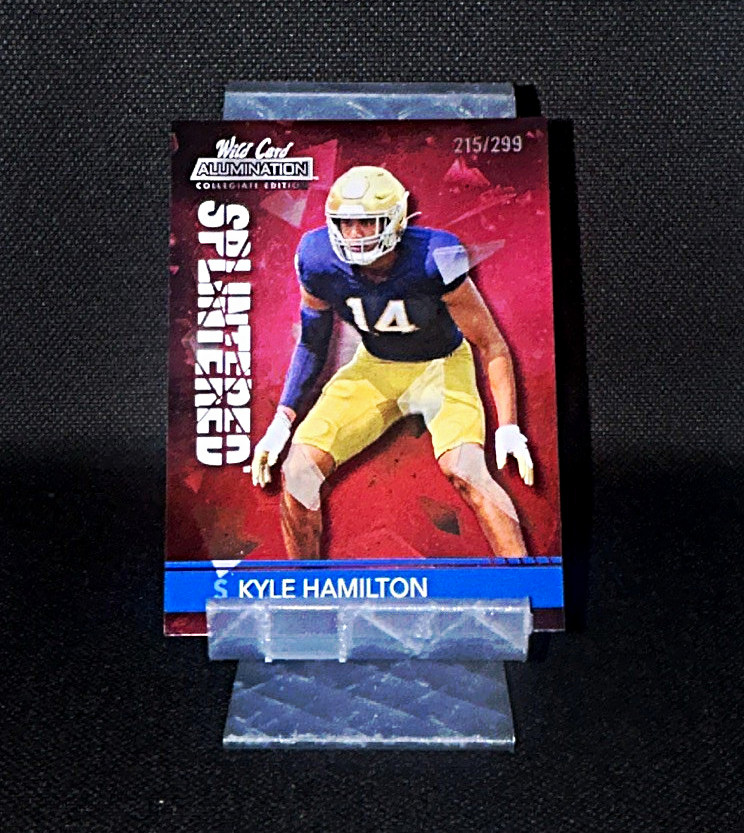 Wild Card Alumination Collegiate Splintered Kyle Hamilton ANSP-7 #215/299