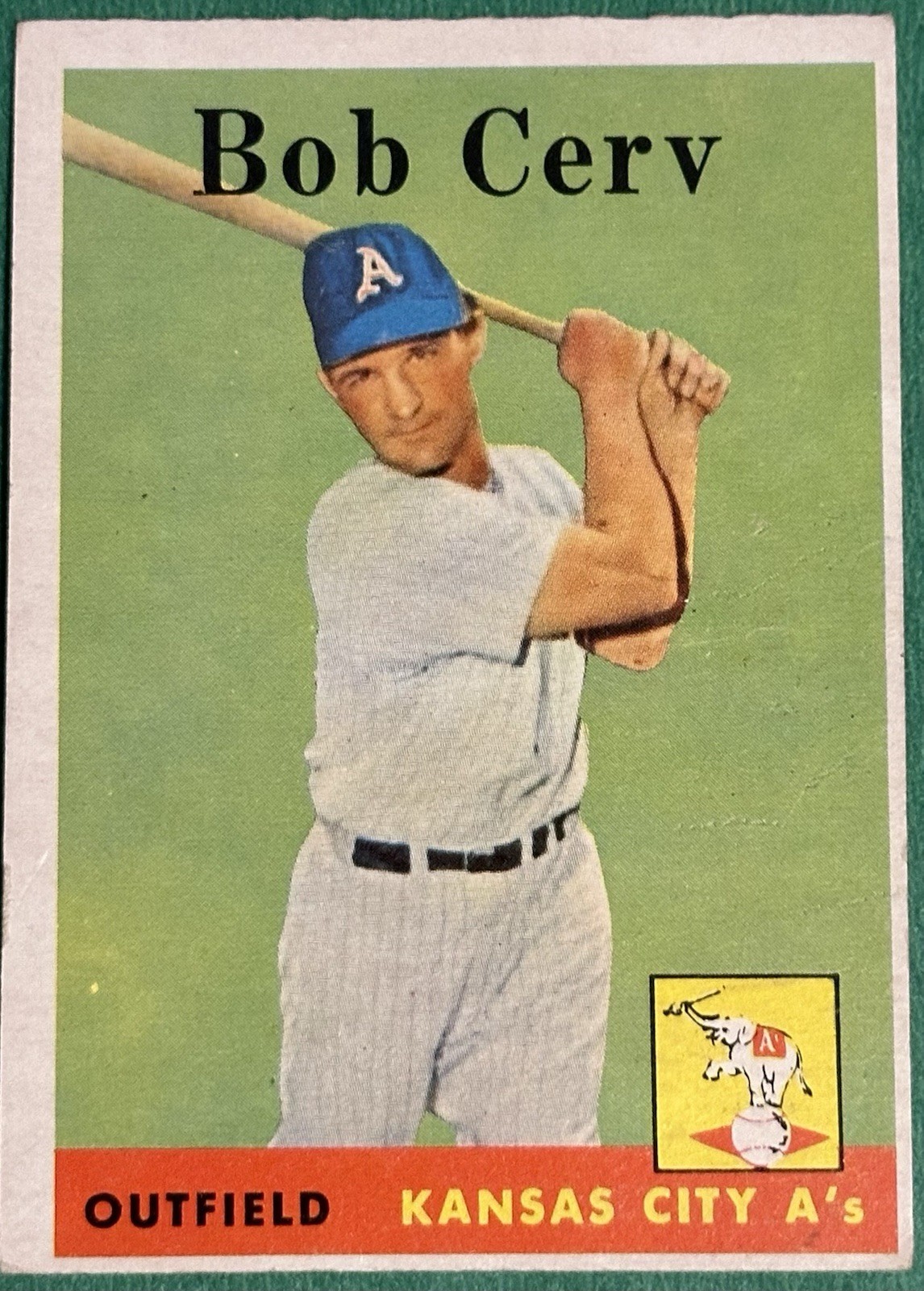 1958 Topps #329 Bob Cerv
