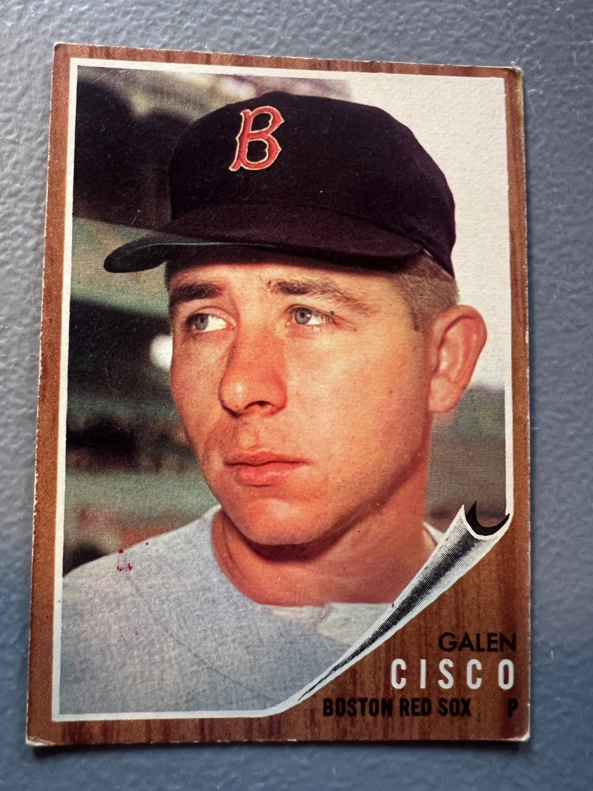 QTY: 1962 Topps Baseball – Galen Cisco ( Boston Red Sox ) #301 – VG