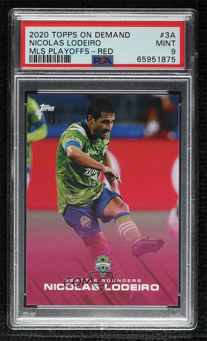 2020 Topps MLS Playoffs Red 4/10 Nicolas Lodeiro #3A 0vl1