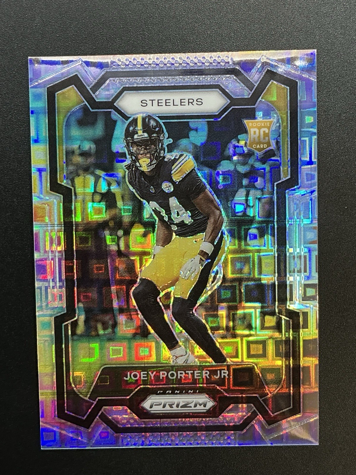 2023 Panini Prizm Joey Porter Jr Pandora Prizm Rookie RC /400 Steelers #386