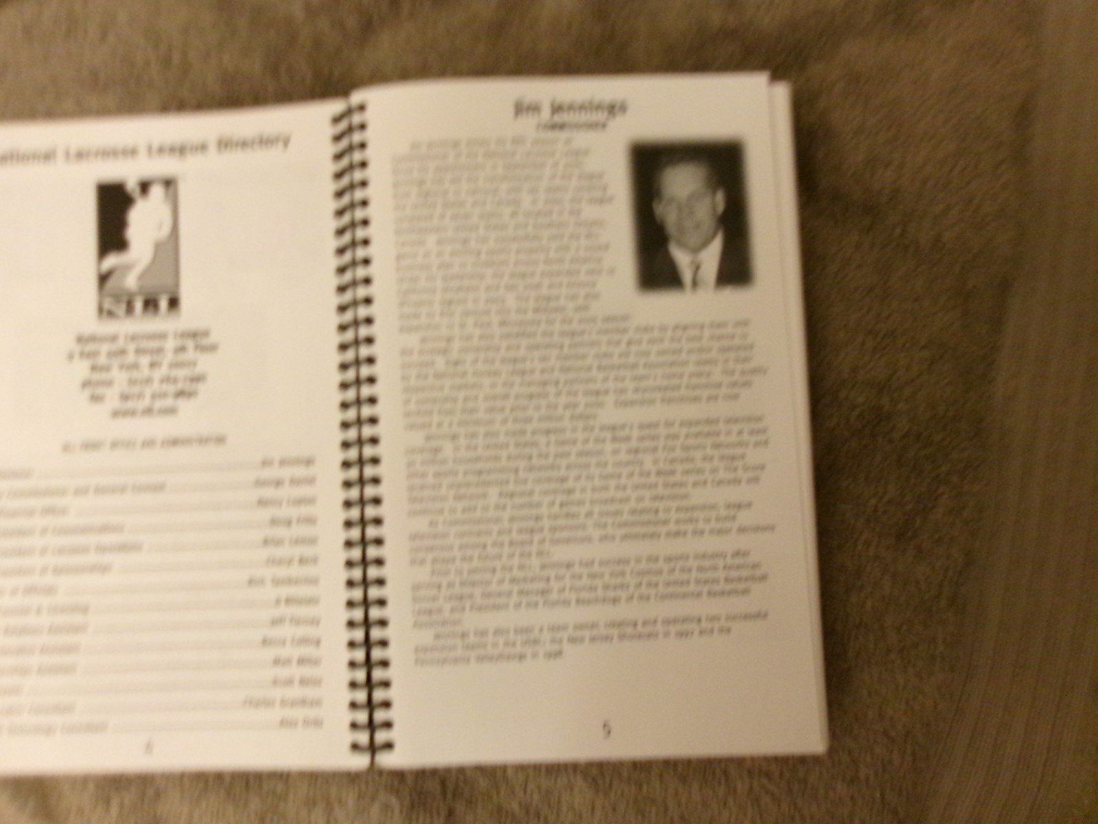 2005 NLL MEDIA GUIDE TORONTO ROCK GARY GAIT LACROSSE ARIZONA STING Program AD