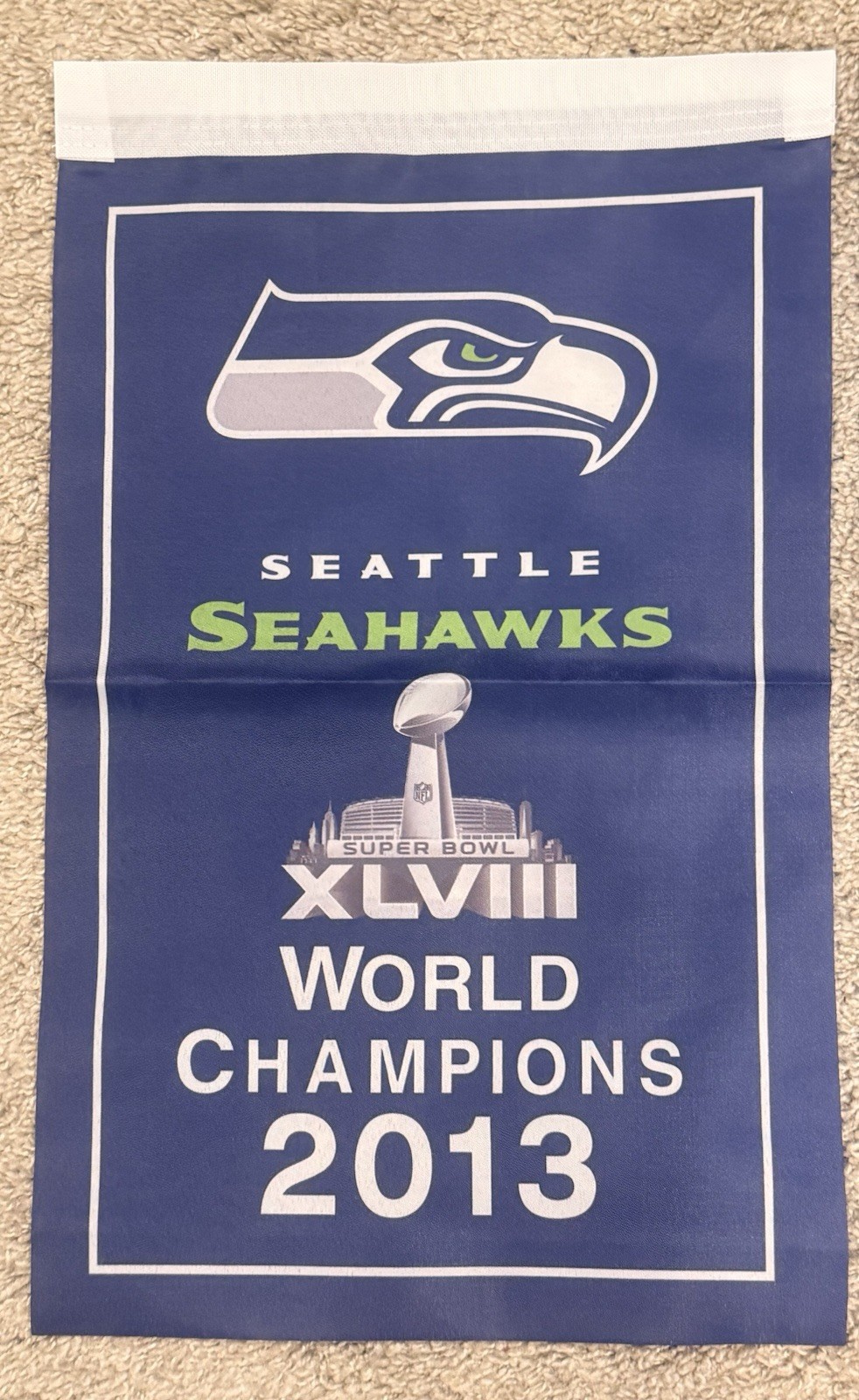 Seattle Seahawks Super Bowl Champions Banner Flag Set S