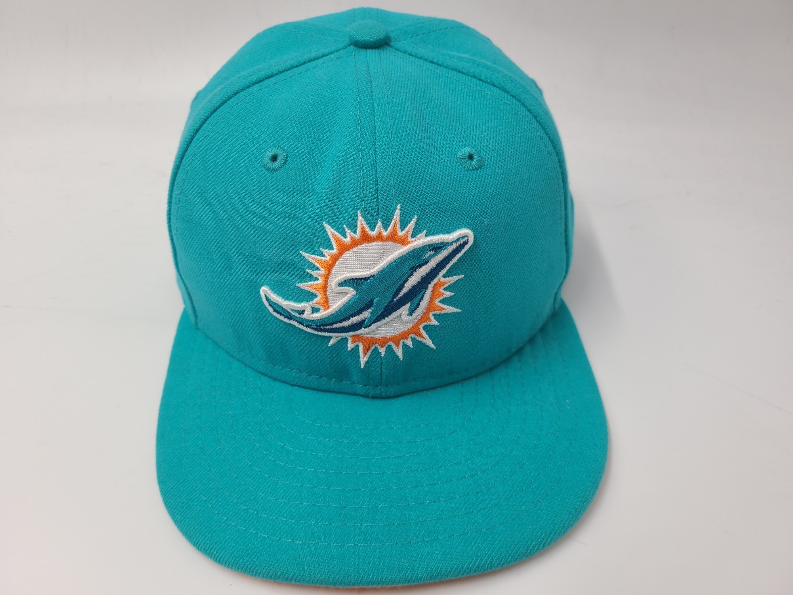 Miami Dolphins New Era 59Fifty Fitted 6 1/2 Hat Cap Youth Boys NFL Football Aqua