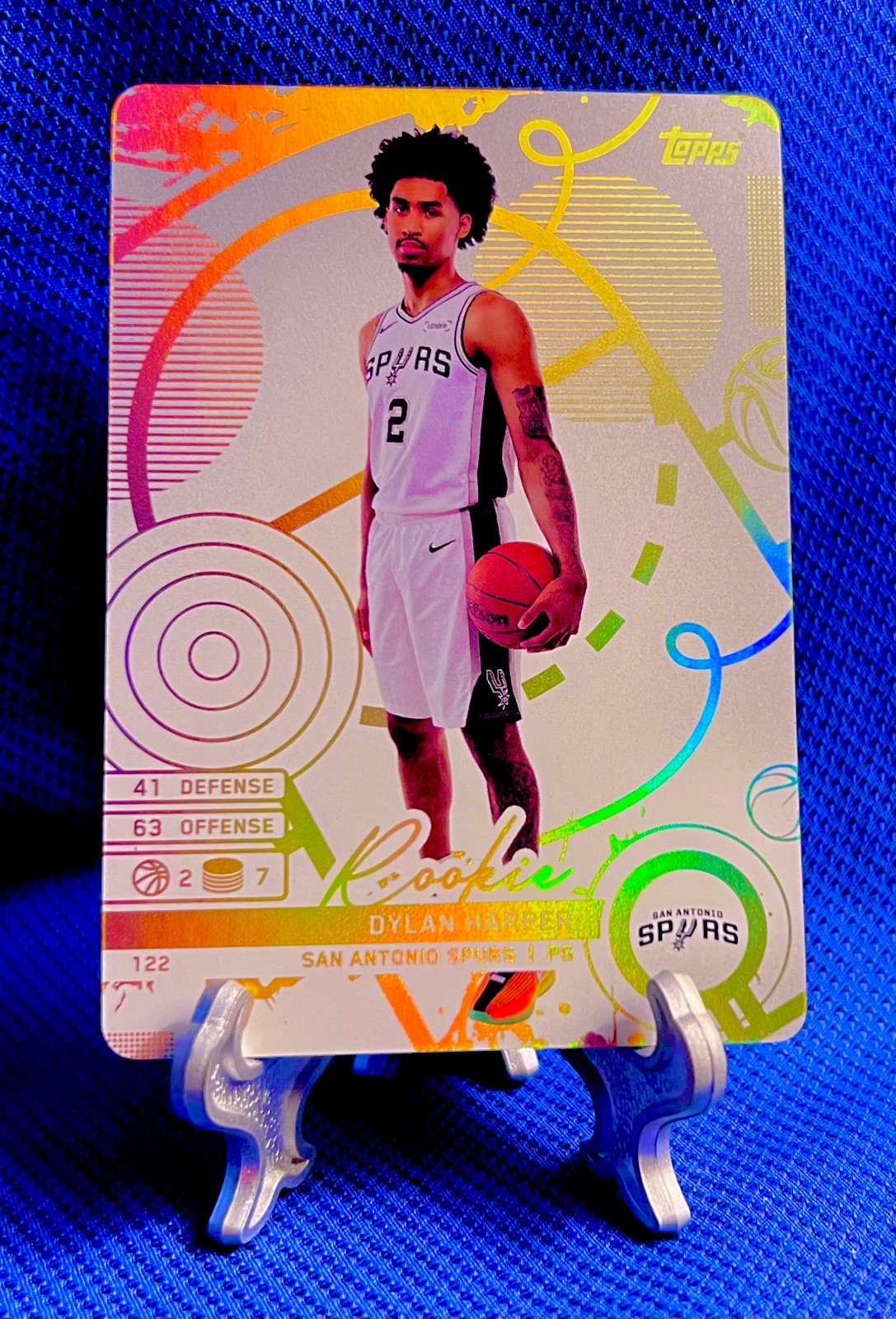 DYLAN HARPER • 2025 Topps Match Attax White Foil • #122 RC SPURS 🔥🔥🔥