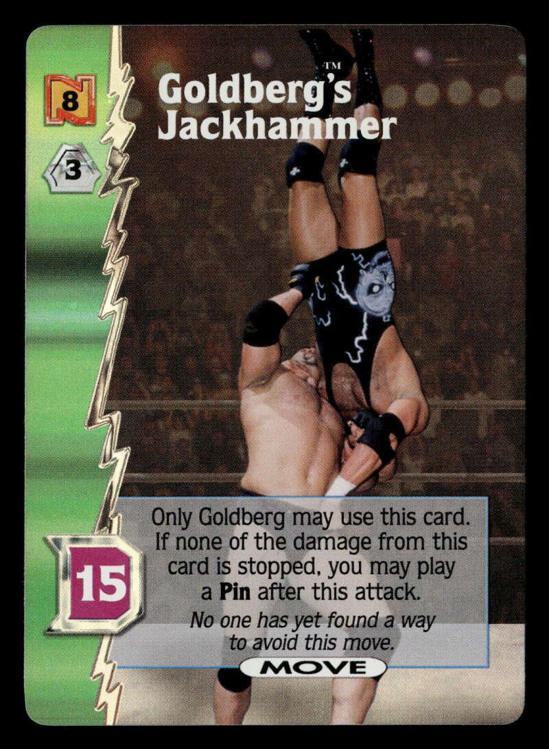 2000 Wizards Of The Coast WCW Nitro Goldberg’s Jackhammer Foil ES7963