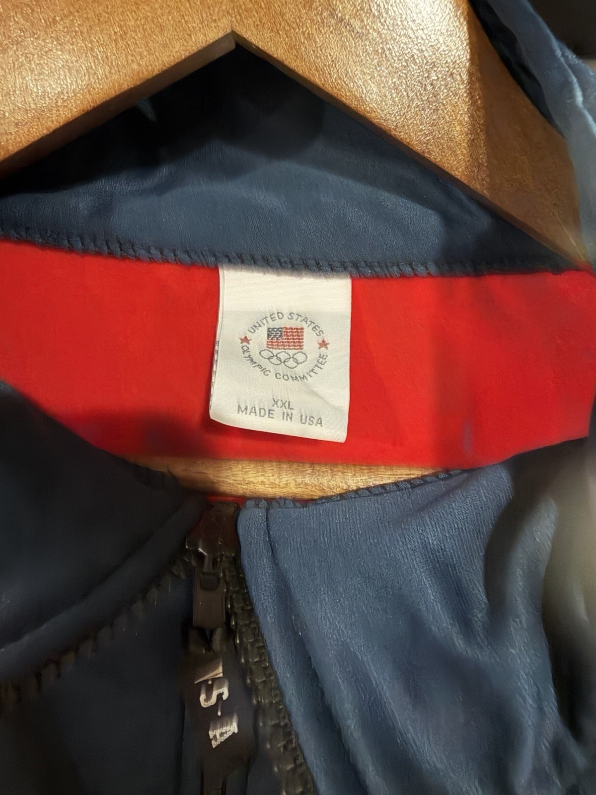 Vintage Team USA 2012 London Olympics Pullover Jacket XXL Made in USA 1/4 Zip