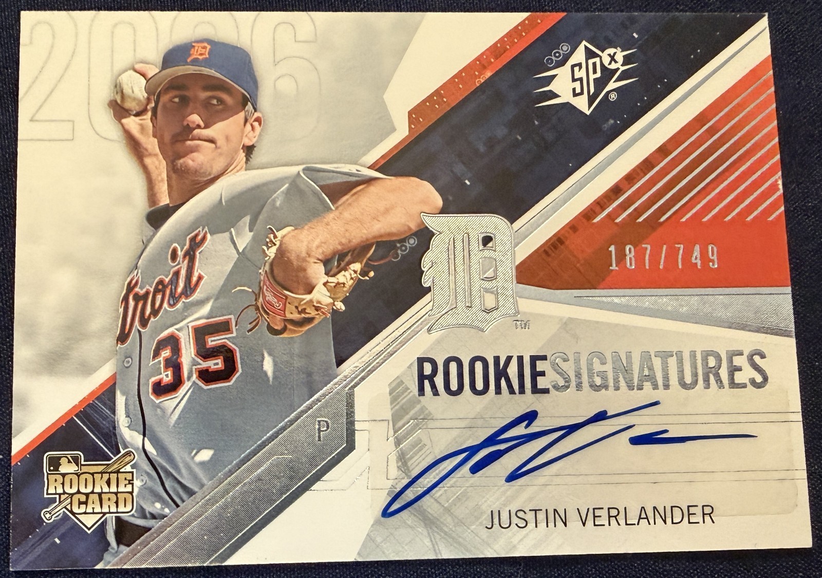 2006 SPx Set includes AUTOS & 3 Insert Sets in Pages & Binder Verlander RC AUTO