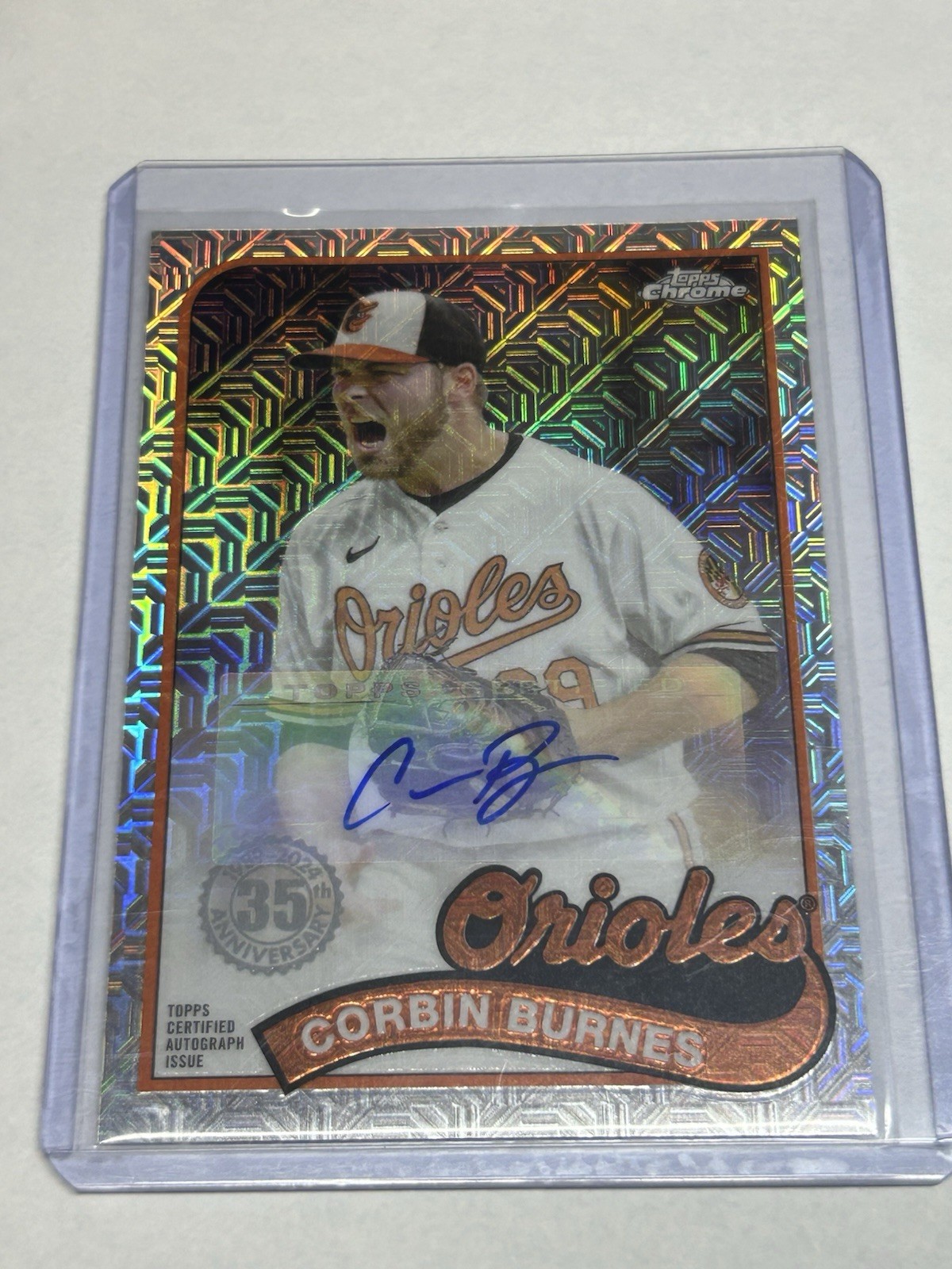 2024 Topps Series 2 – 1989 Topps Chrome Silver Pack Mojo Auto Corbin Burnes