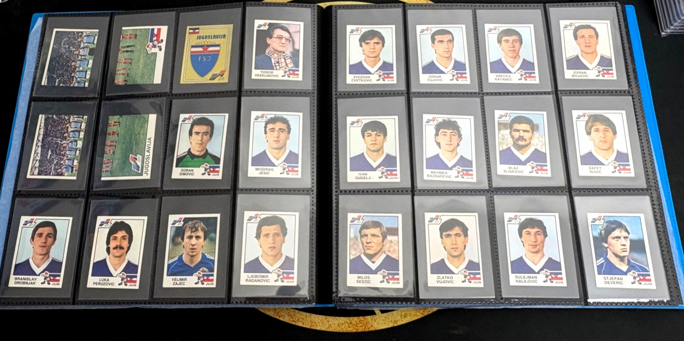 1984 Panini EURO 84 France Complete Loose Non-stuck Sticker Collection + Packet