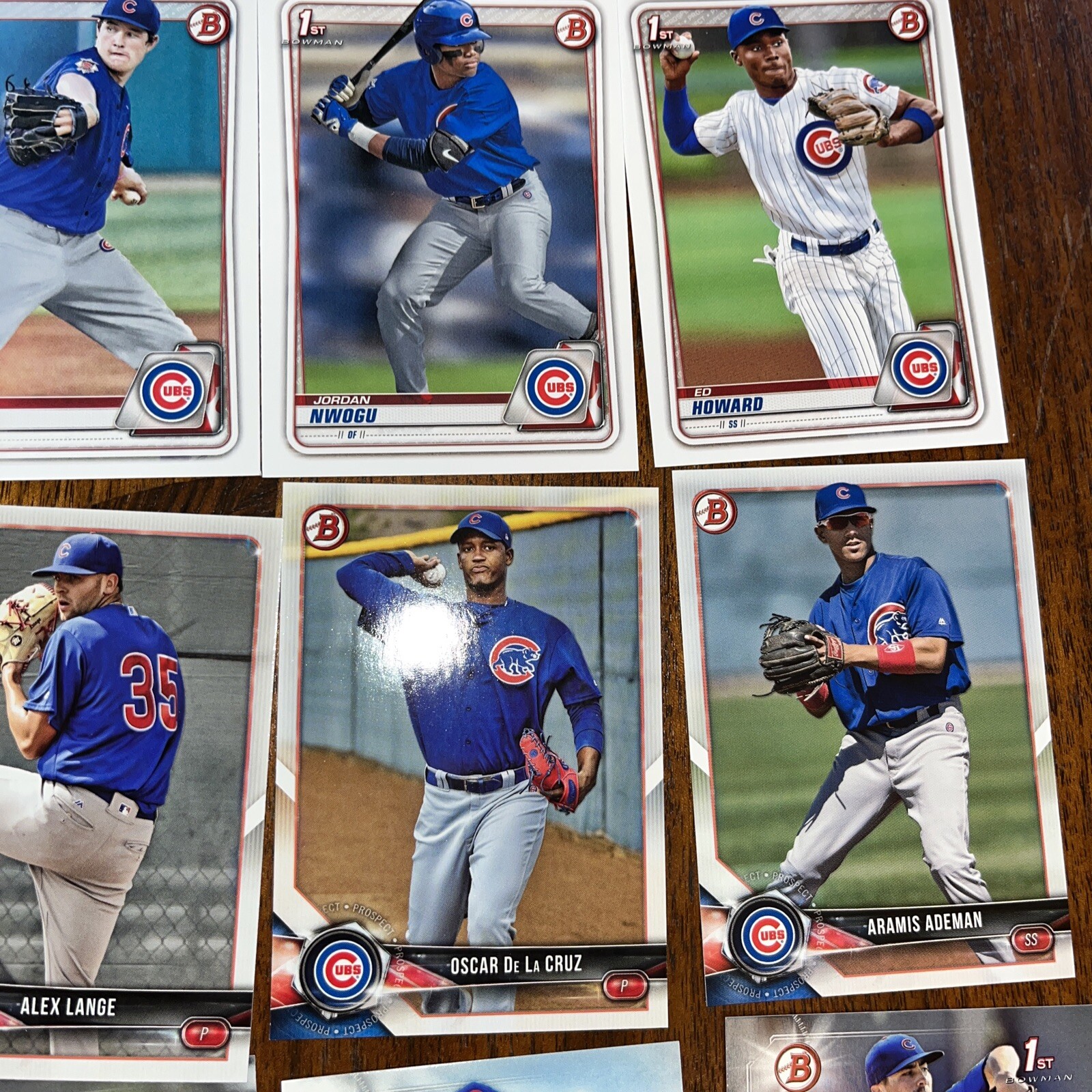 Chicago Cubs Lot Of Cards Madrigal, Rizzo, Nwogu, Marquez Option #1