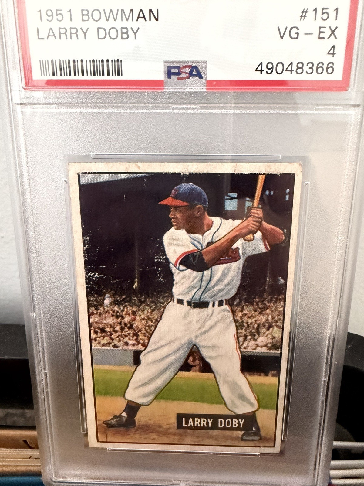 Larry Doby – 1951 Bowman #151 PSA 4