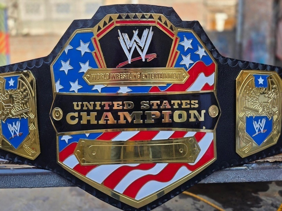 NEW United States Championship Title Belt Adult Size Replica 2MM WWE Wrestling
