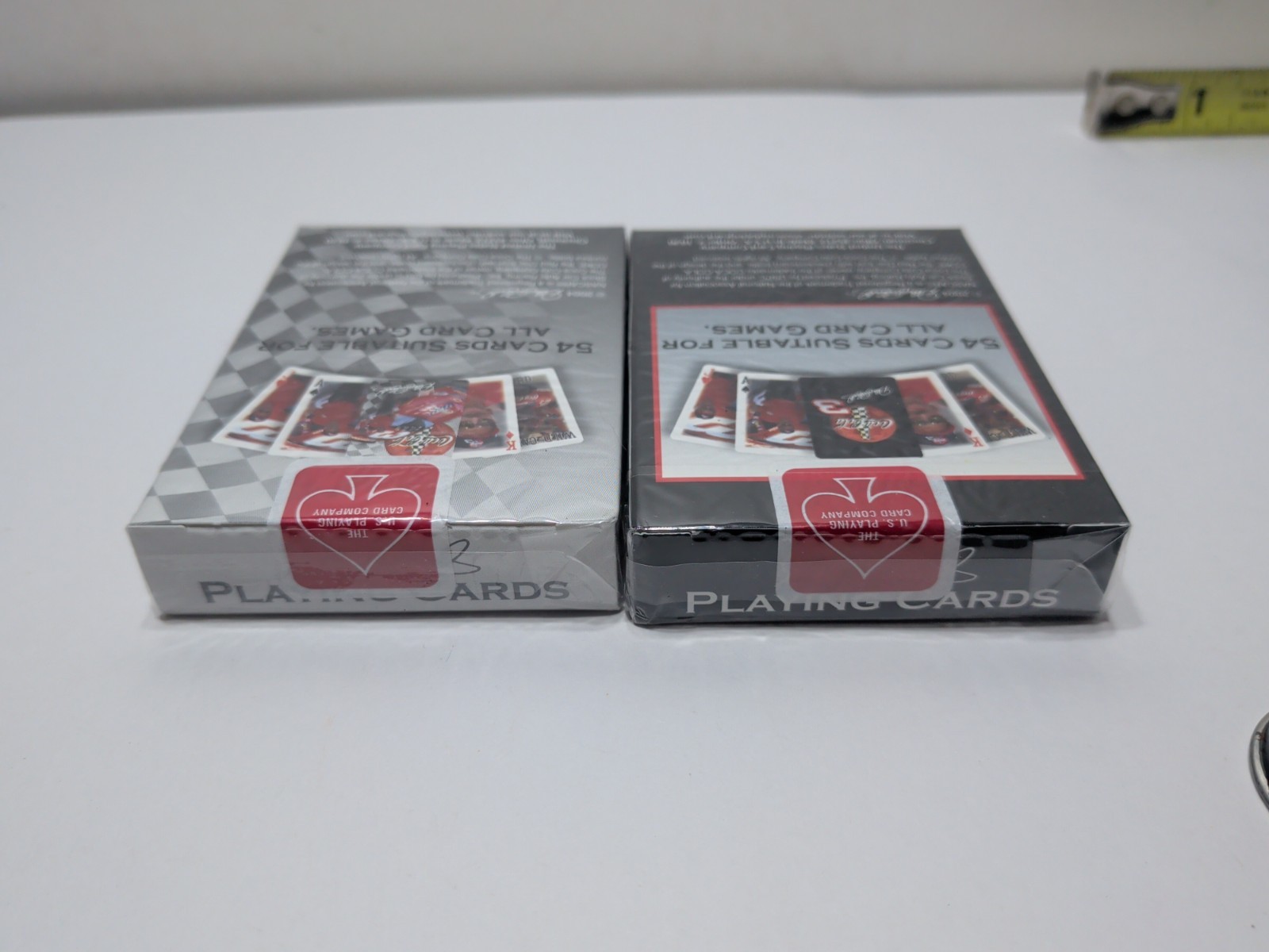 Coca-Cola NASCAR Dale Earnhardt Playing Cards Tin Set Modern (1970-Now)